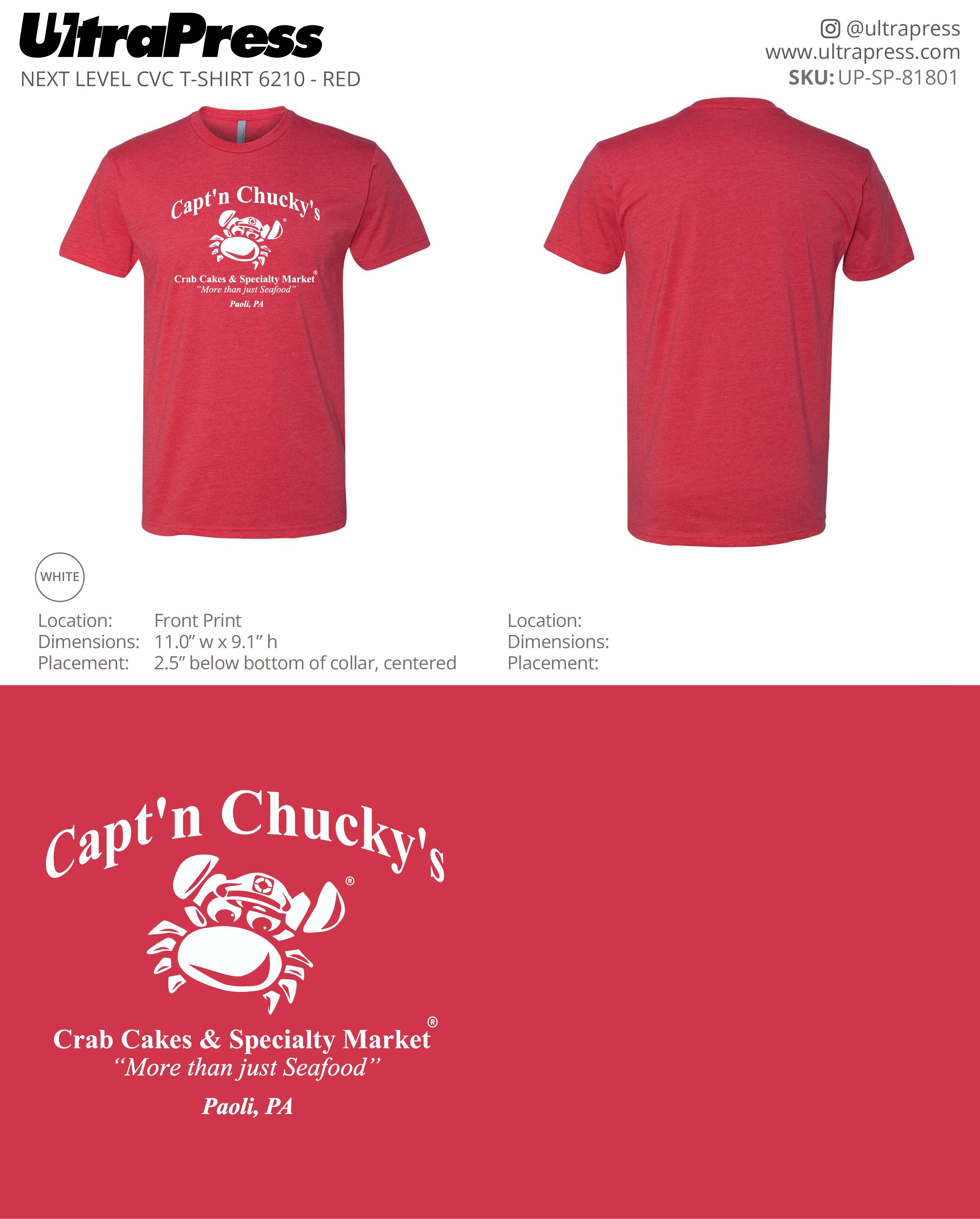UP-SP-81801 Capt'n Chucky's - Matt Coddaire - 50 Min Qty - Package Deal (Bulk)