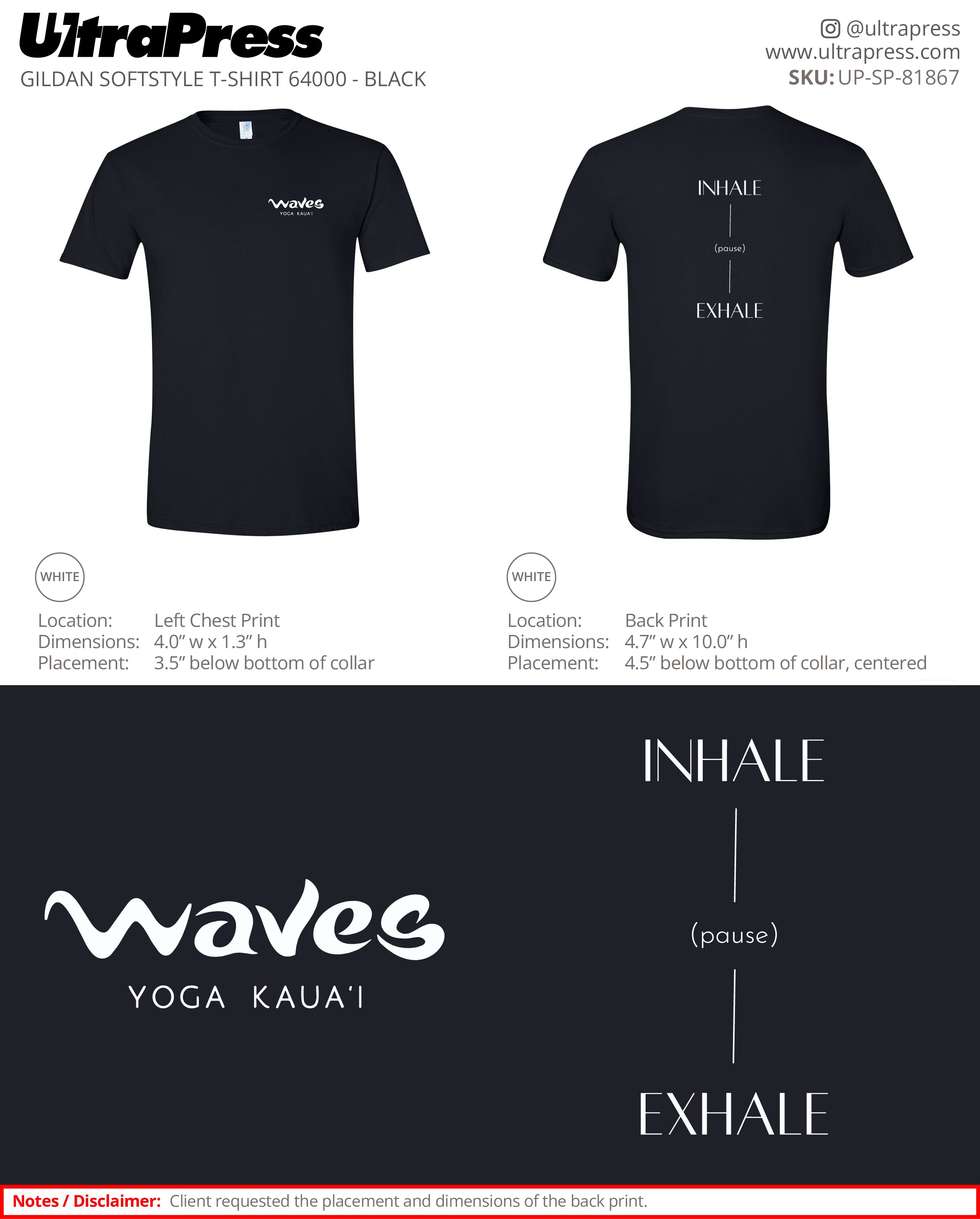 UP-SP-81867 Waves Yoga Kaua'i - Audrey Luana Streltzer 100 Min Qty (Bulk)