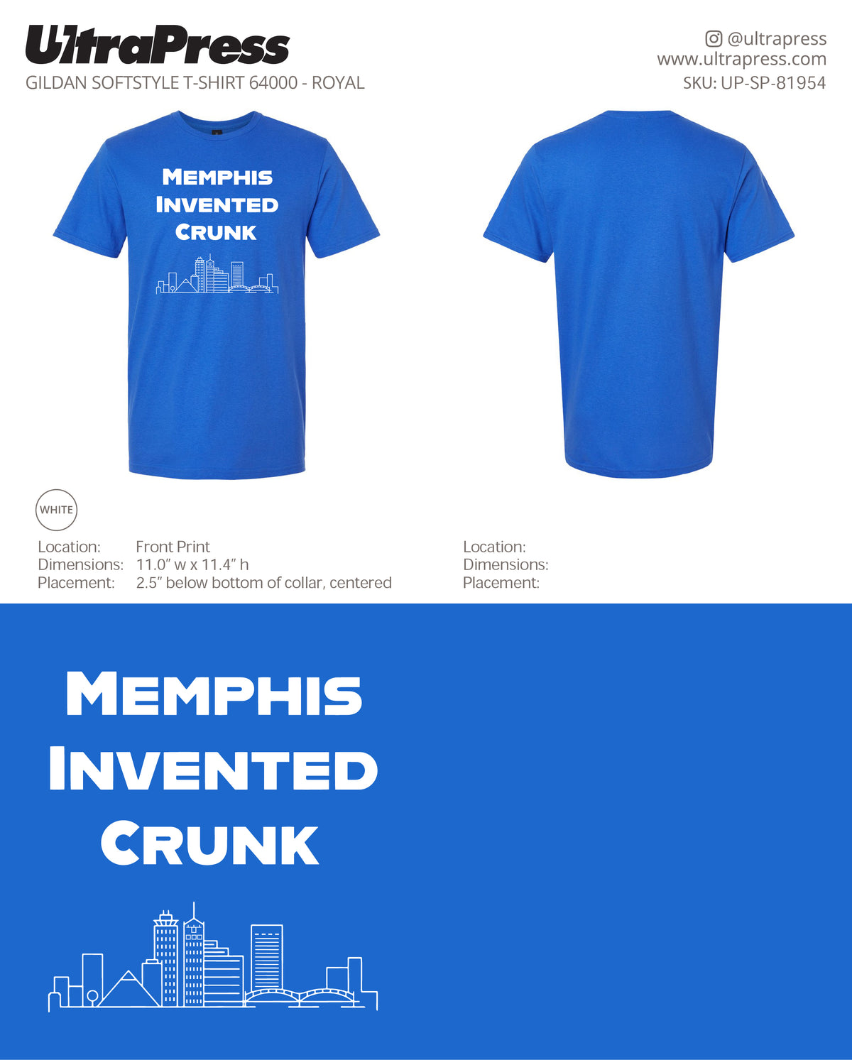 UP-SP-81954 Memphis Invented Crunk - Mario Bey 100 Min Qty (Bulk)