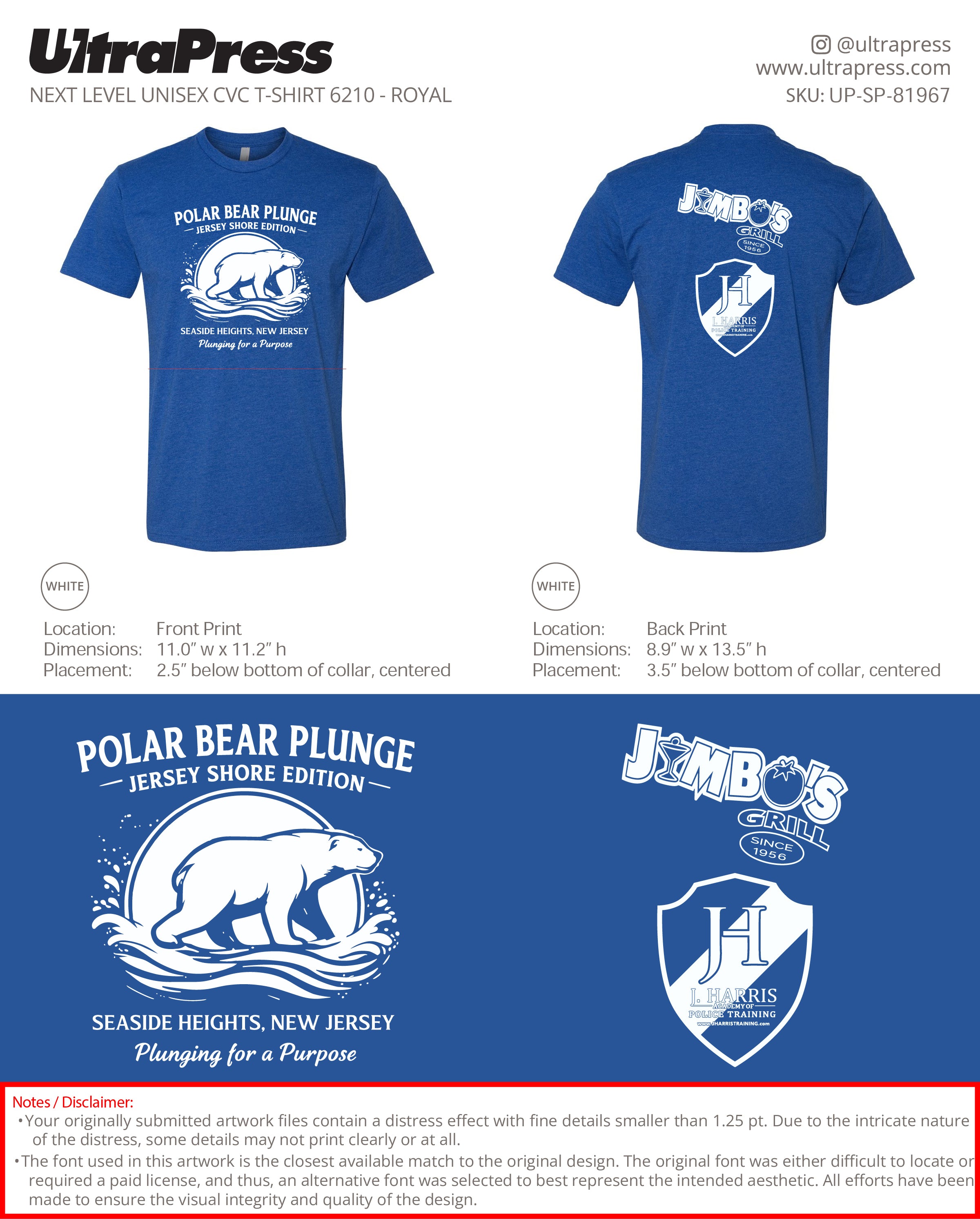 UP-SP-81967 Polar Bear Plunge - Jim Harris 100 Pieces Package Deal (Bulk)