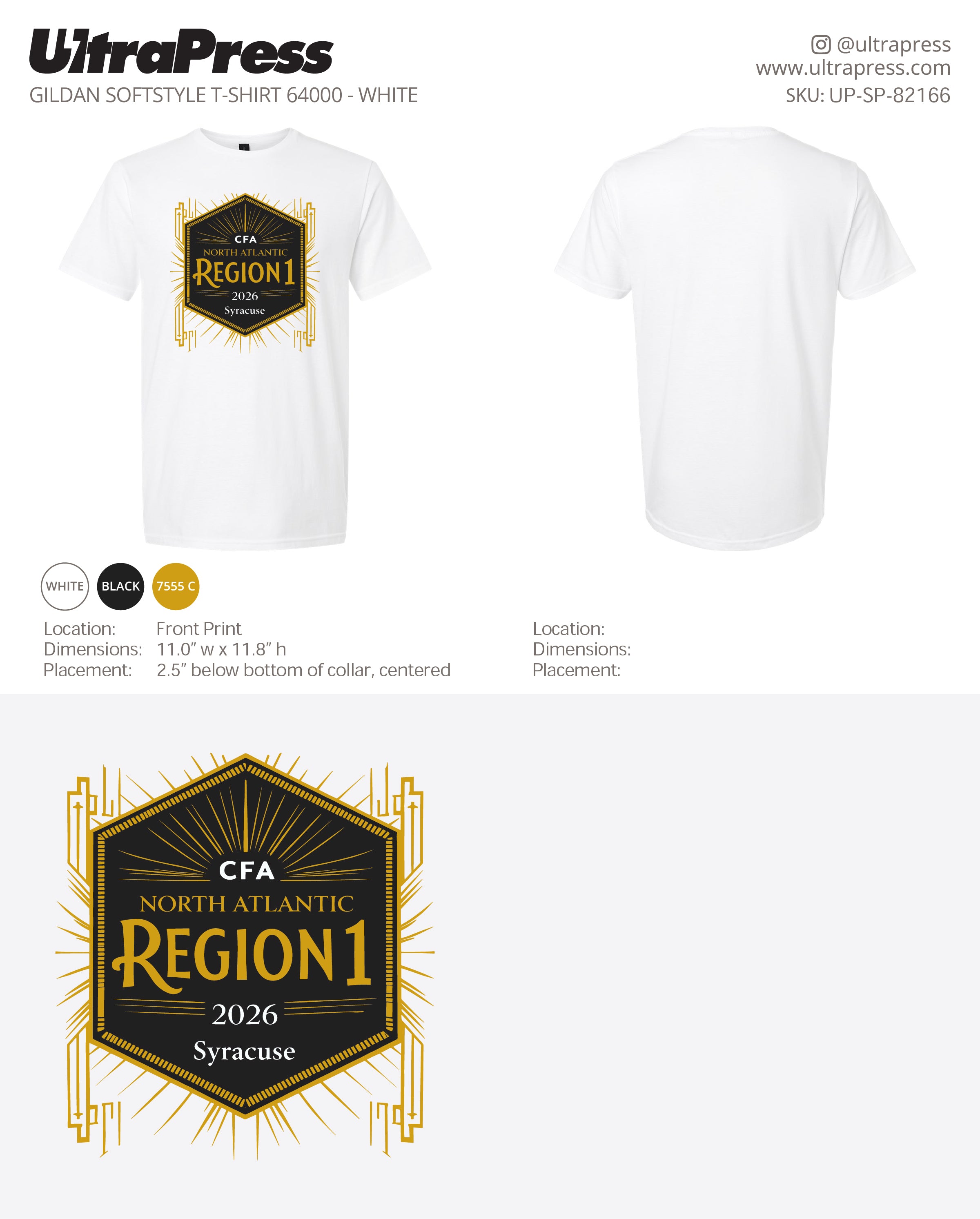 UP-SP-82166 CFA Region1 North Atlantic 2026 - Elizabeth Ulkowski 100 Pieces Package Deal (Bulk)