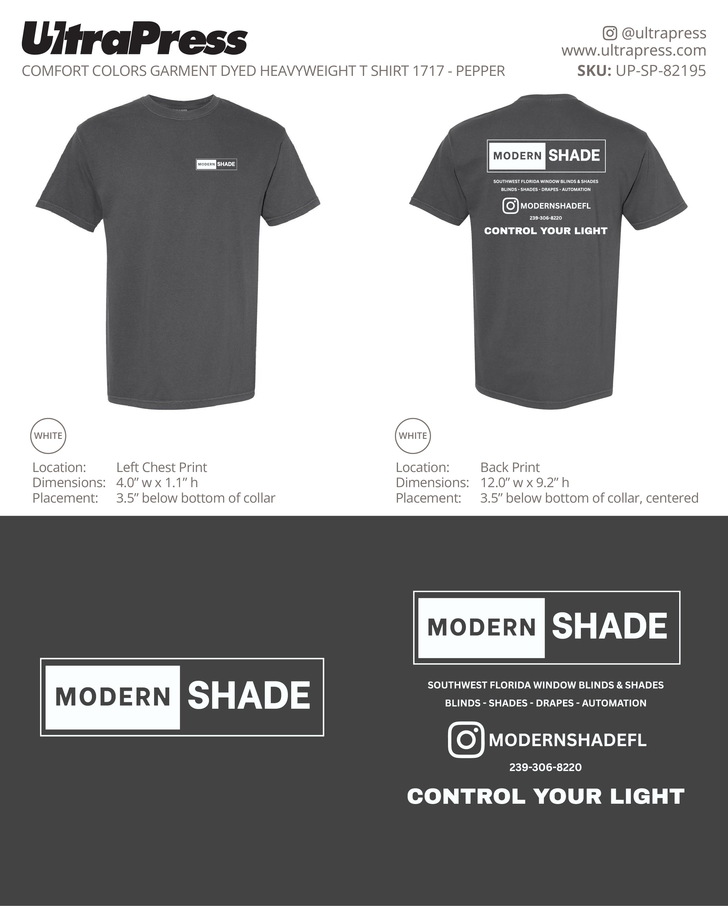 UP-SP-82195 Modern Shade White Ink - igor radov 24 Min Qty (Bulk)