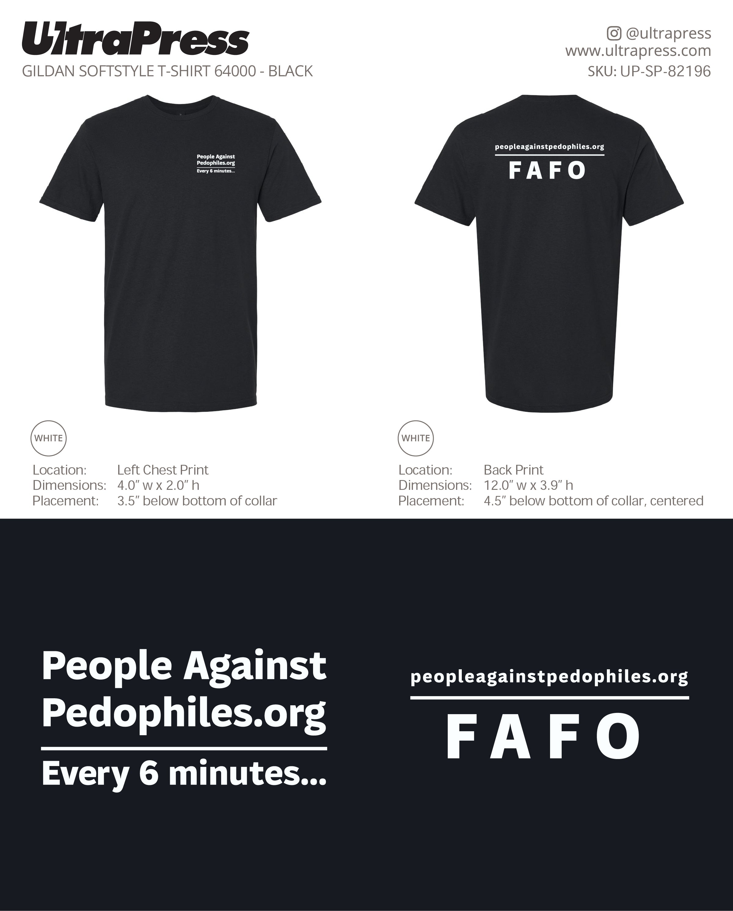 UP-SP-82196 People Against Pedophiles - Jackson 100 Pieces Package Deal (Bulk)
