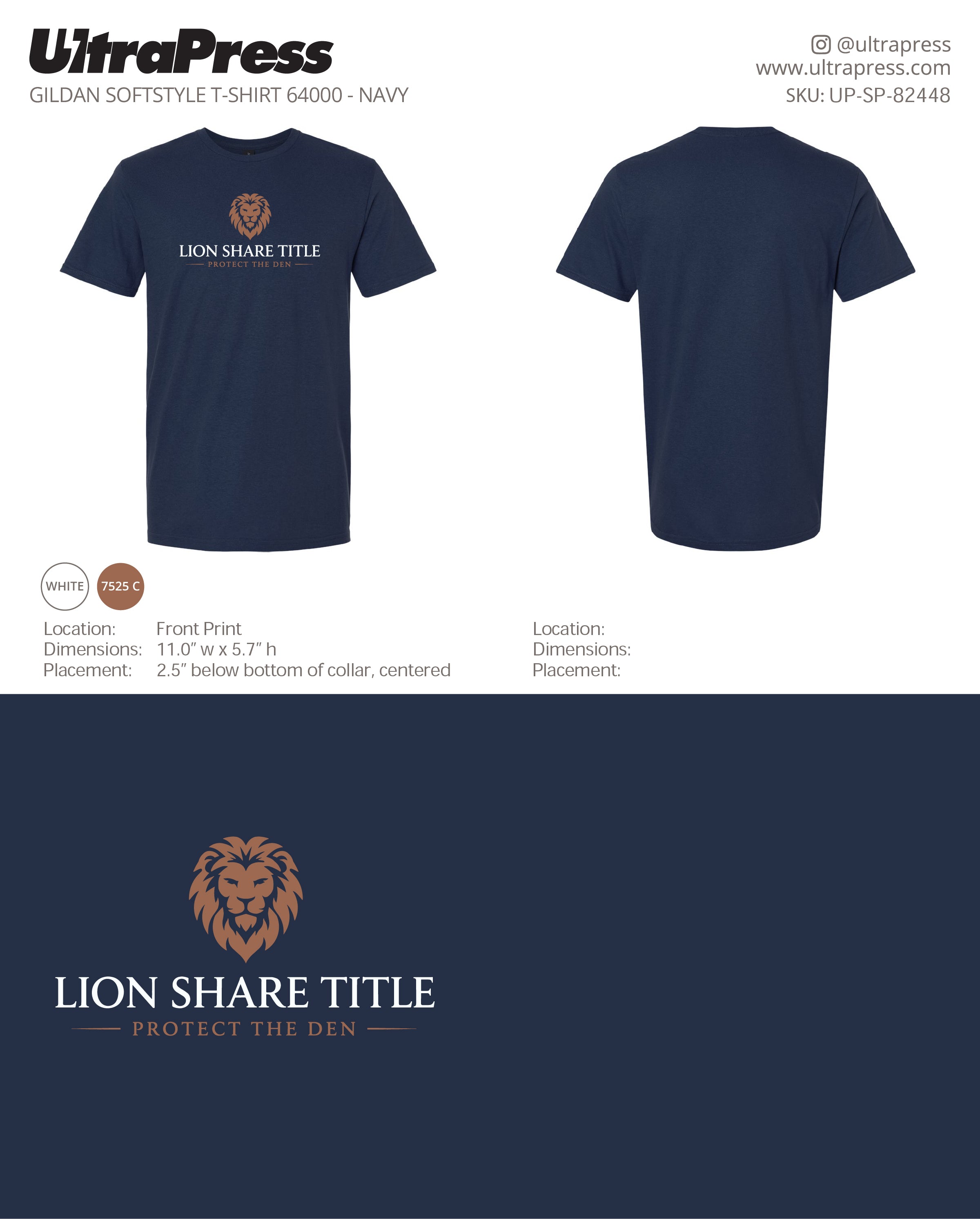 UP-SP-82448 Lion Share Title - Courtney Mikell Adams 100 Min Qty (Bulk)
