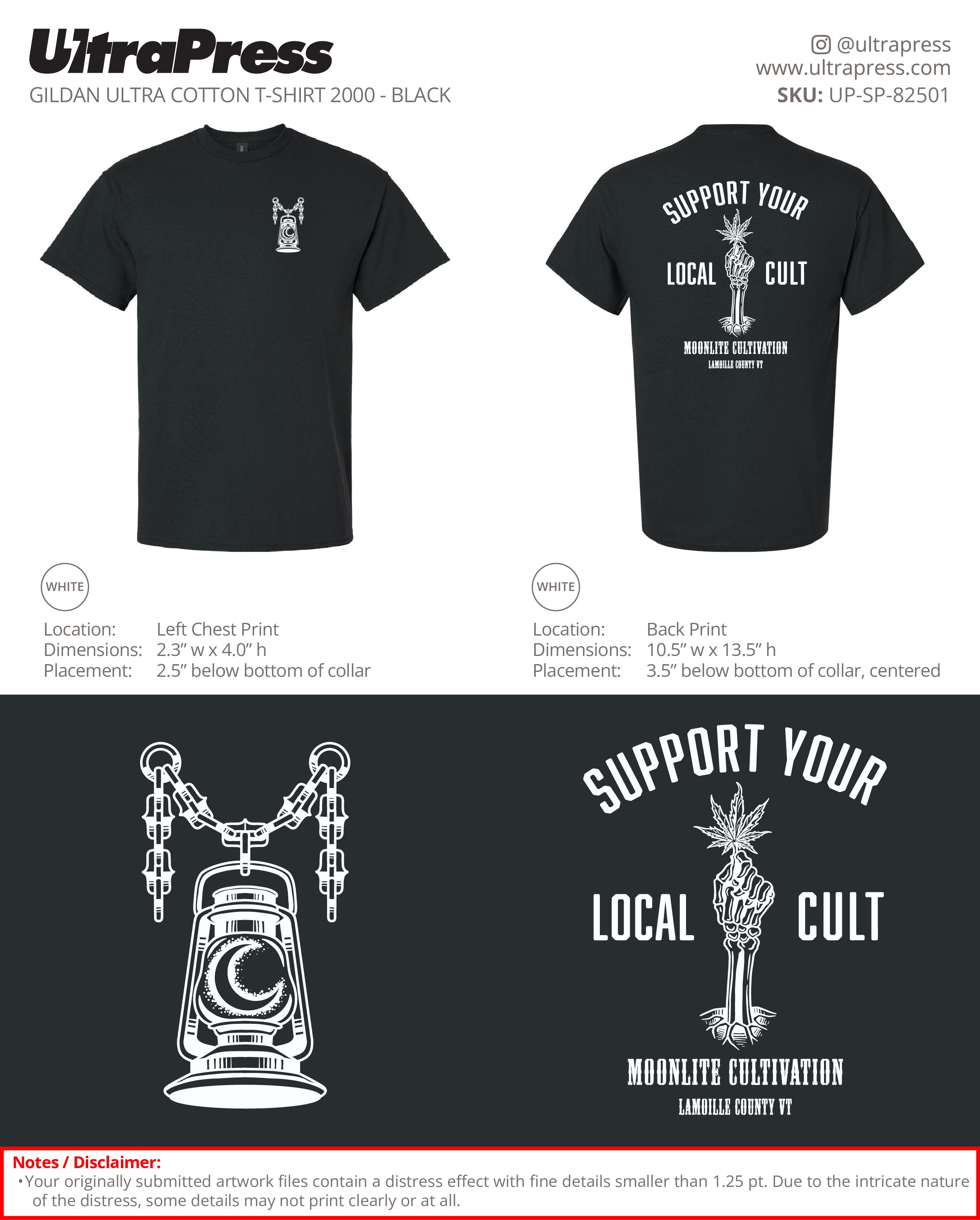 UP-SP-82501 Support Your Local Cult Moonlite Cultivation - Eric Gagnon 100 Min Qty (Bulk)