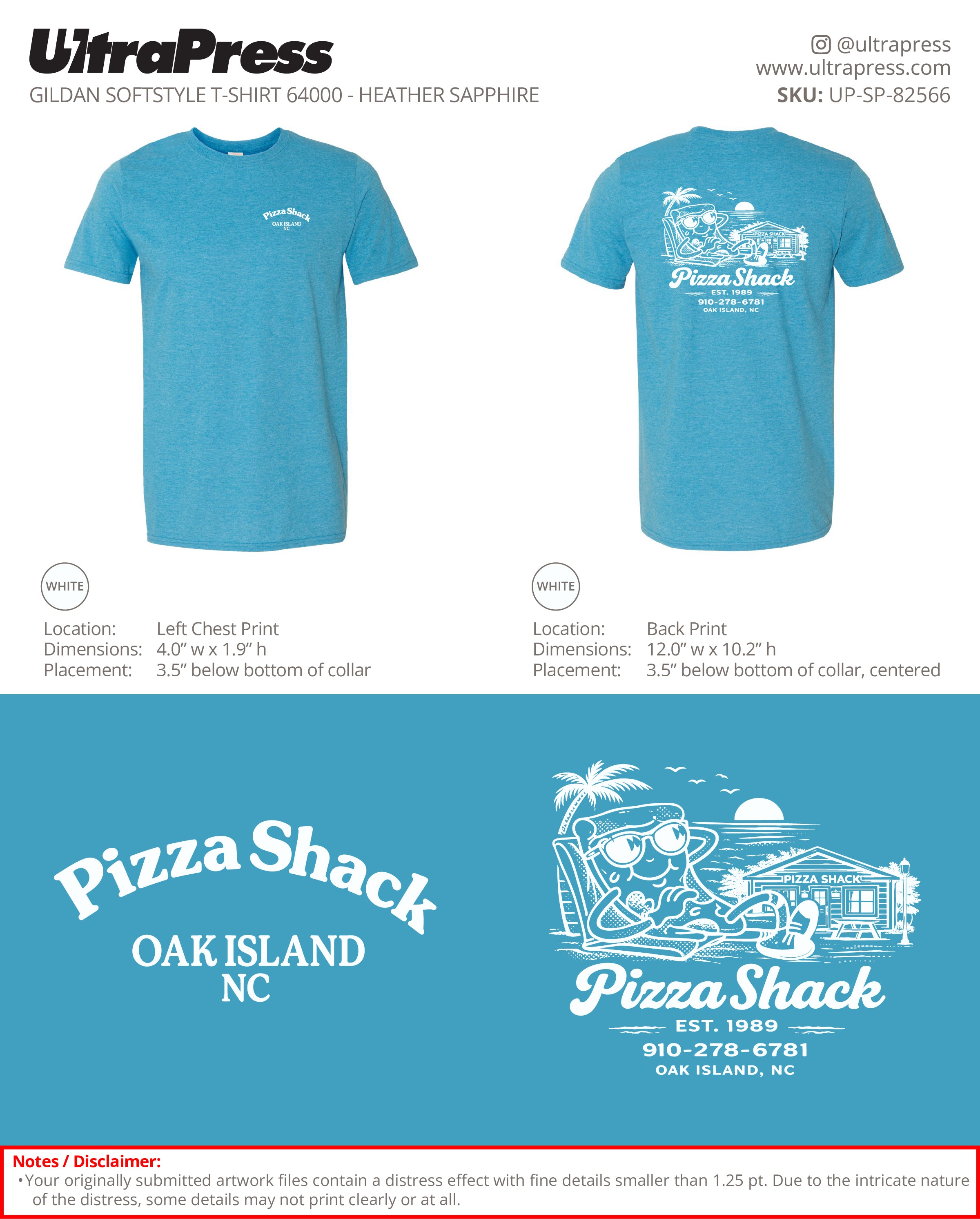 UP-SP-82566 Pizza Shack - Derek Cordle 100 Pieces Package Deal (Bulk)