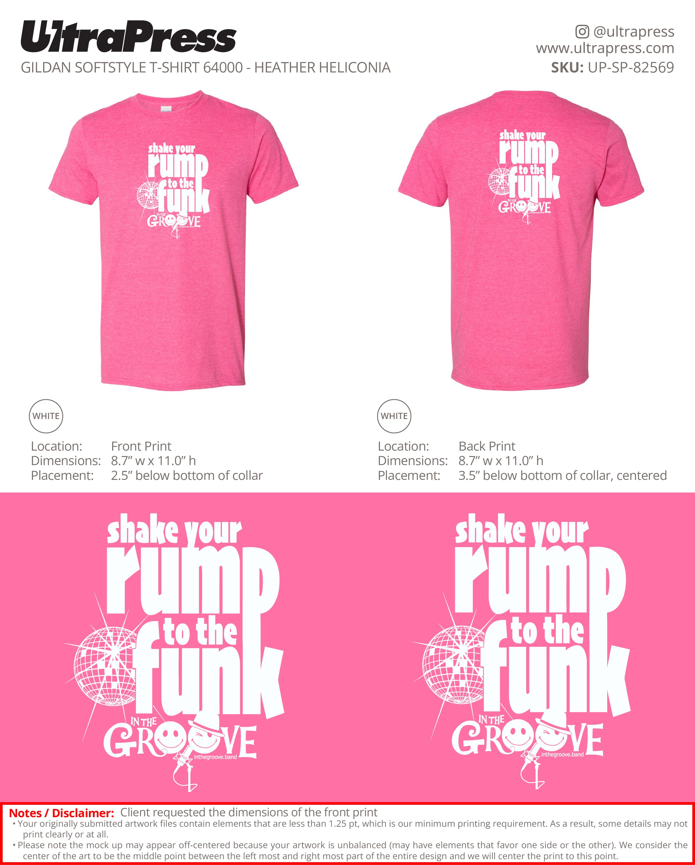 UP-SP-82569 Shake Your Rump to the Funk - Linda Corsetti 100 Min Qty (Bulk)