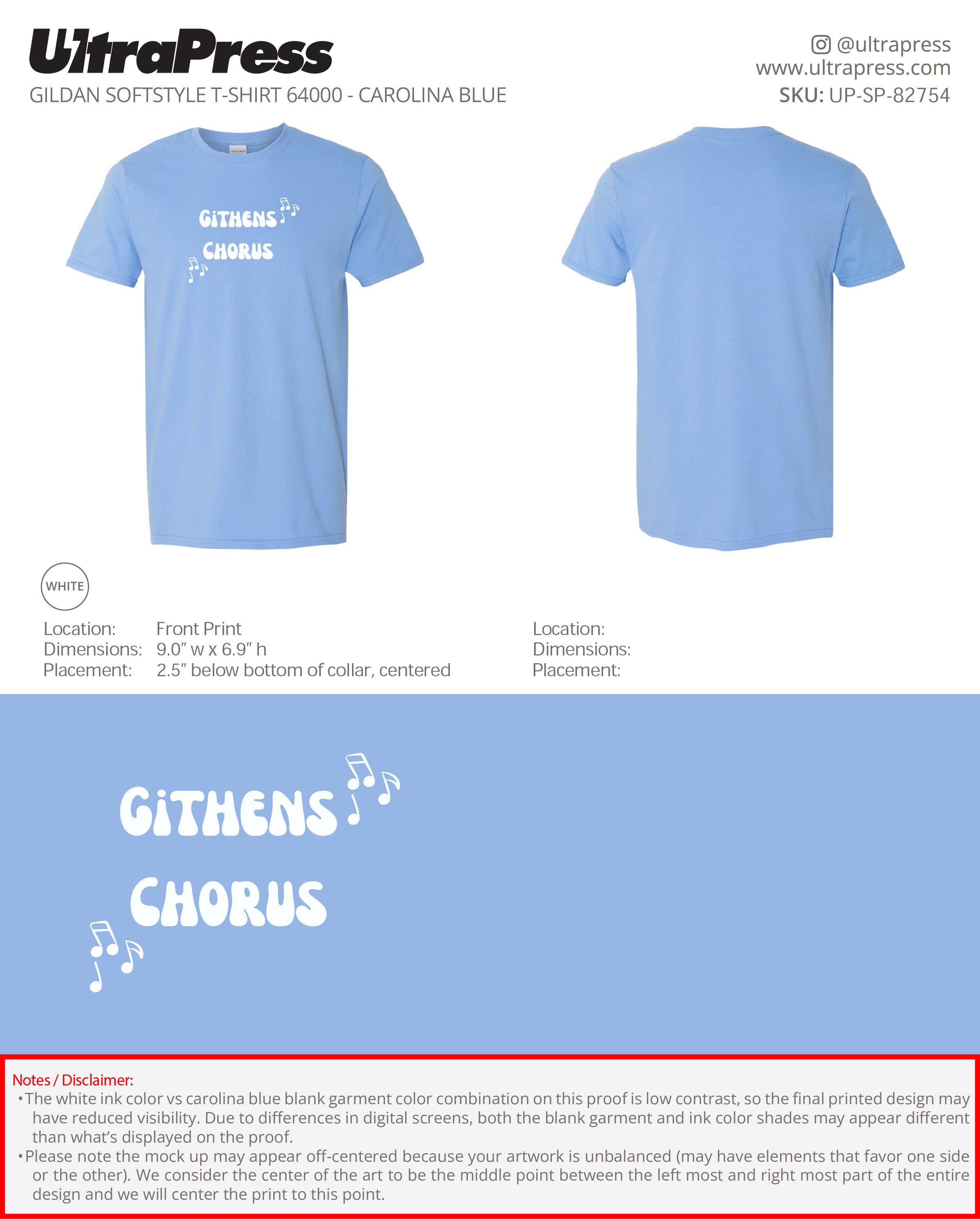 UP-SP-82754 Githens Chorus - Jason Mihalik 100 Pieces Package Deal (Bulk)