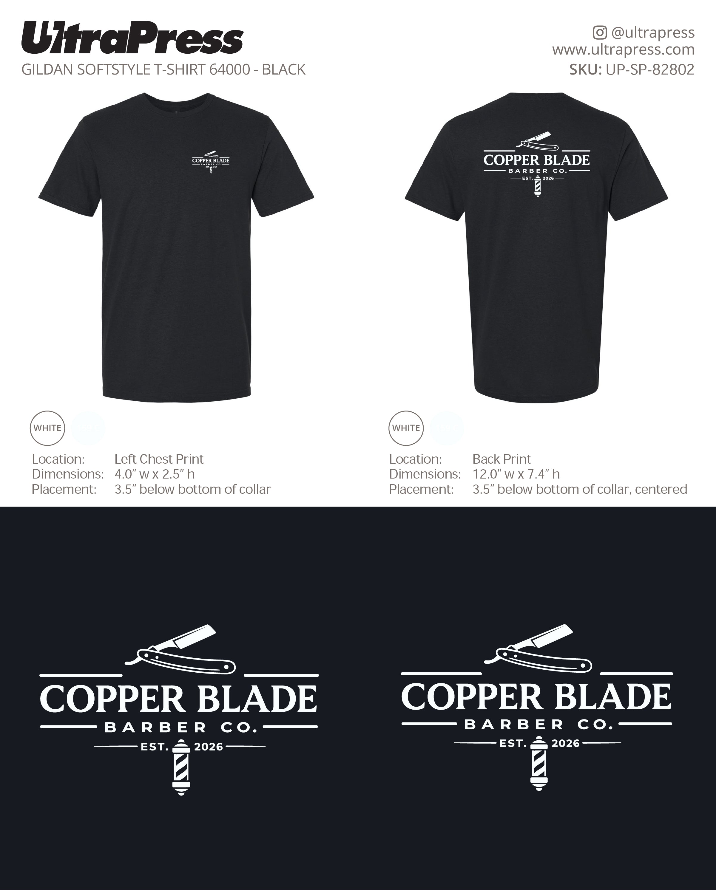 UP-SP-82802 Copper Blade - Emalee Burton - 100 Min Qty - Package Deal (Bulk)