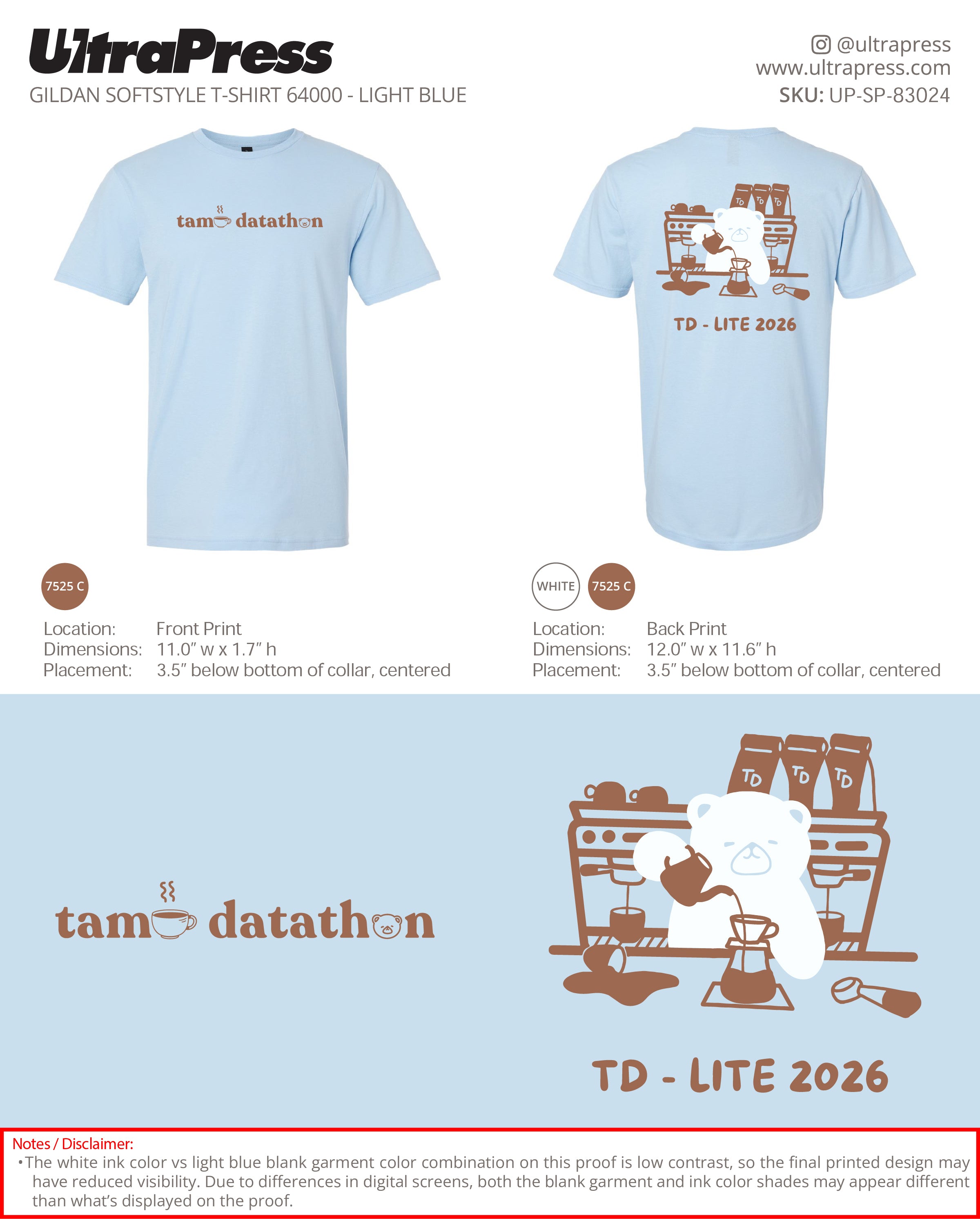 UP-SP-83024 Tamu datathon - TAMU Datathon Team 100 Min Qty (Bulk)