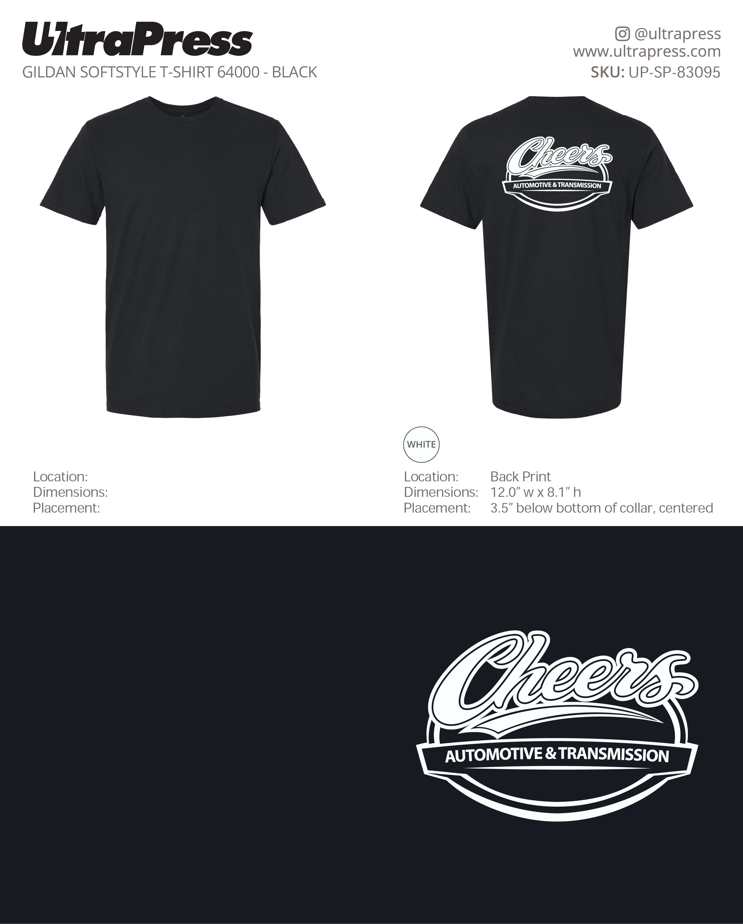 UP-SP-83095 Cheers Automotive & Transmission - Jason 100 Min Qty (Bulk)