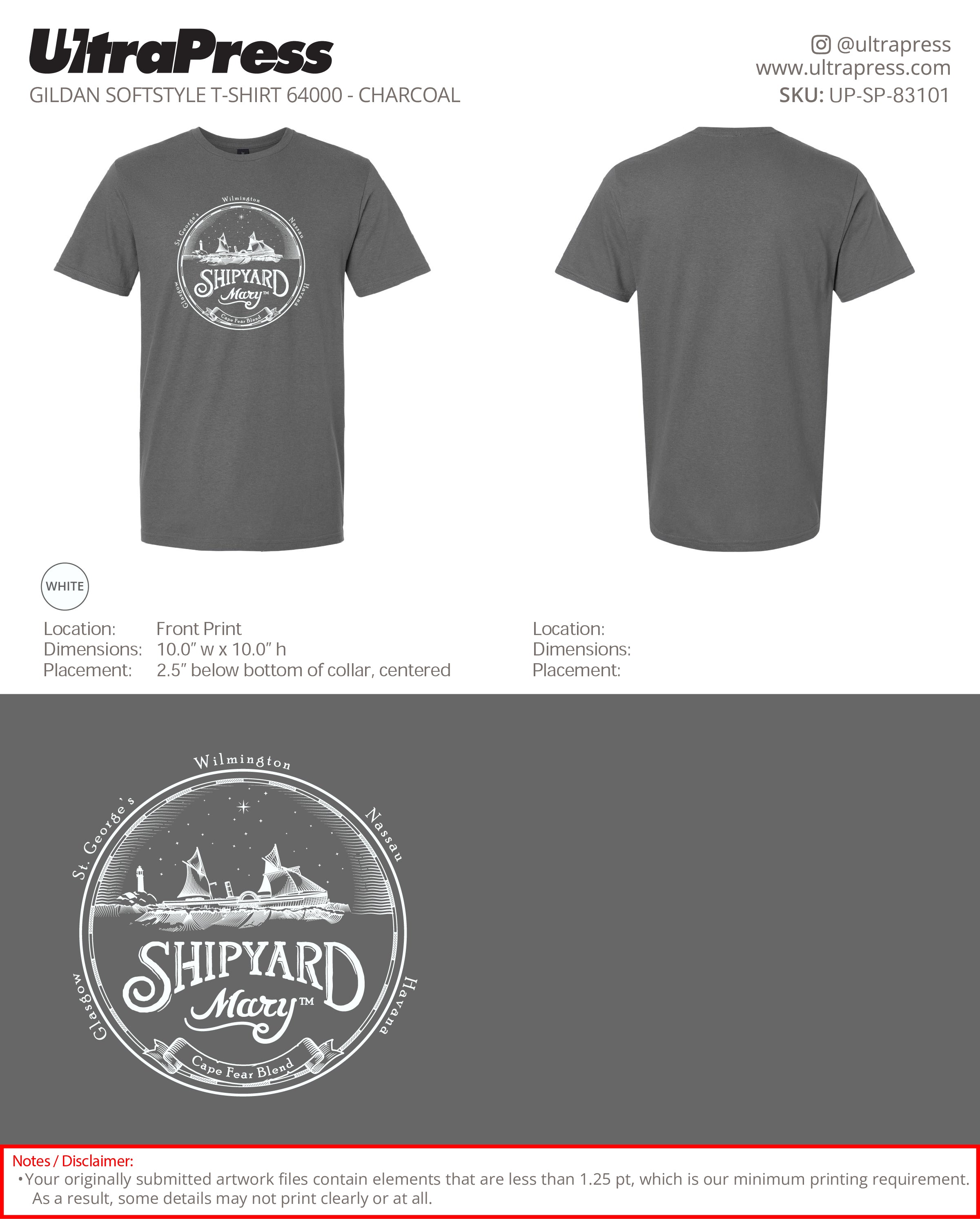UP-SP-83101 Shipyard Mary - Christopher Jones 100 Min Qty (Bulk)