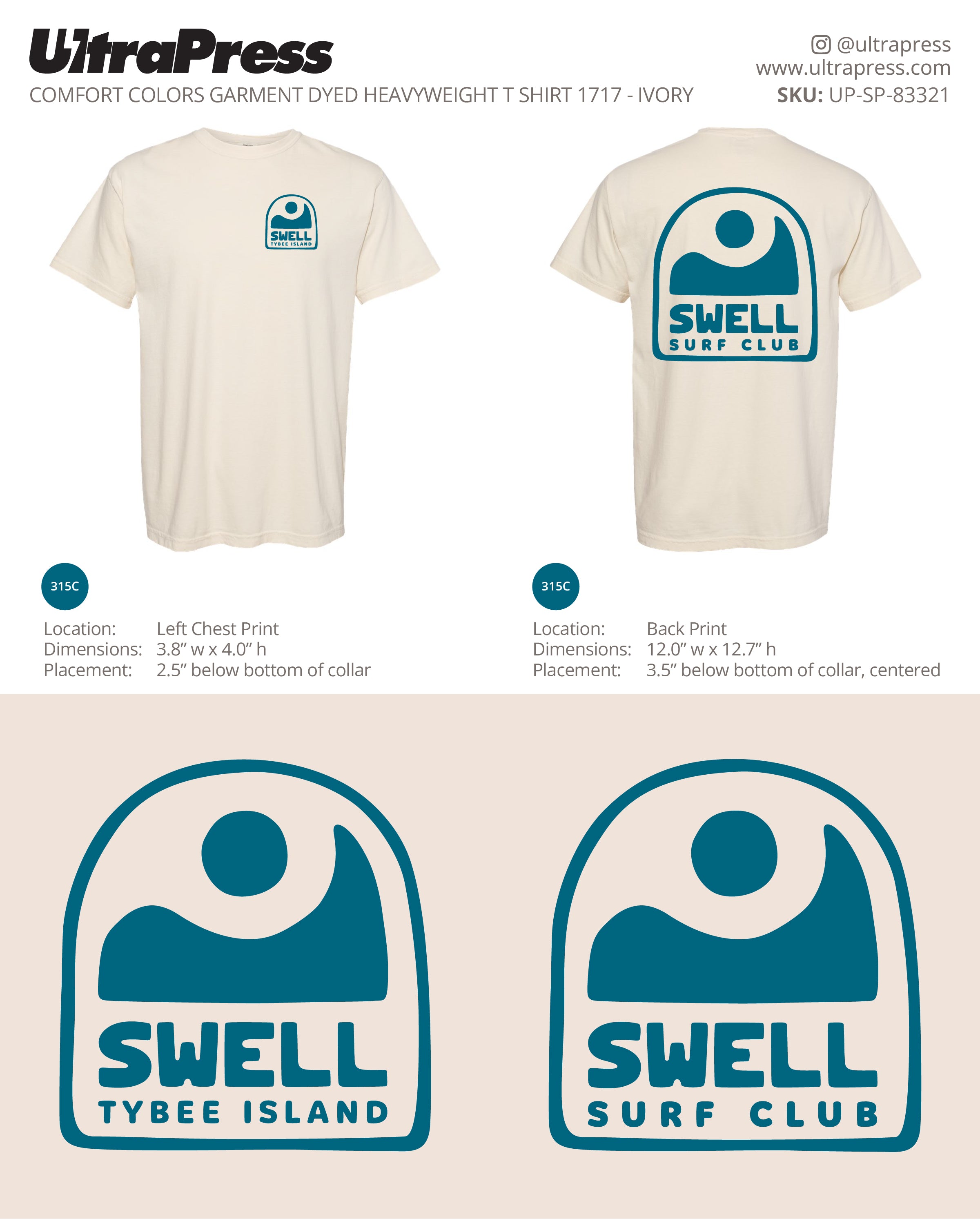 UP-SP-83321 Swell Tybee Island - Mary Craft 100 Min Qty (Bulk)