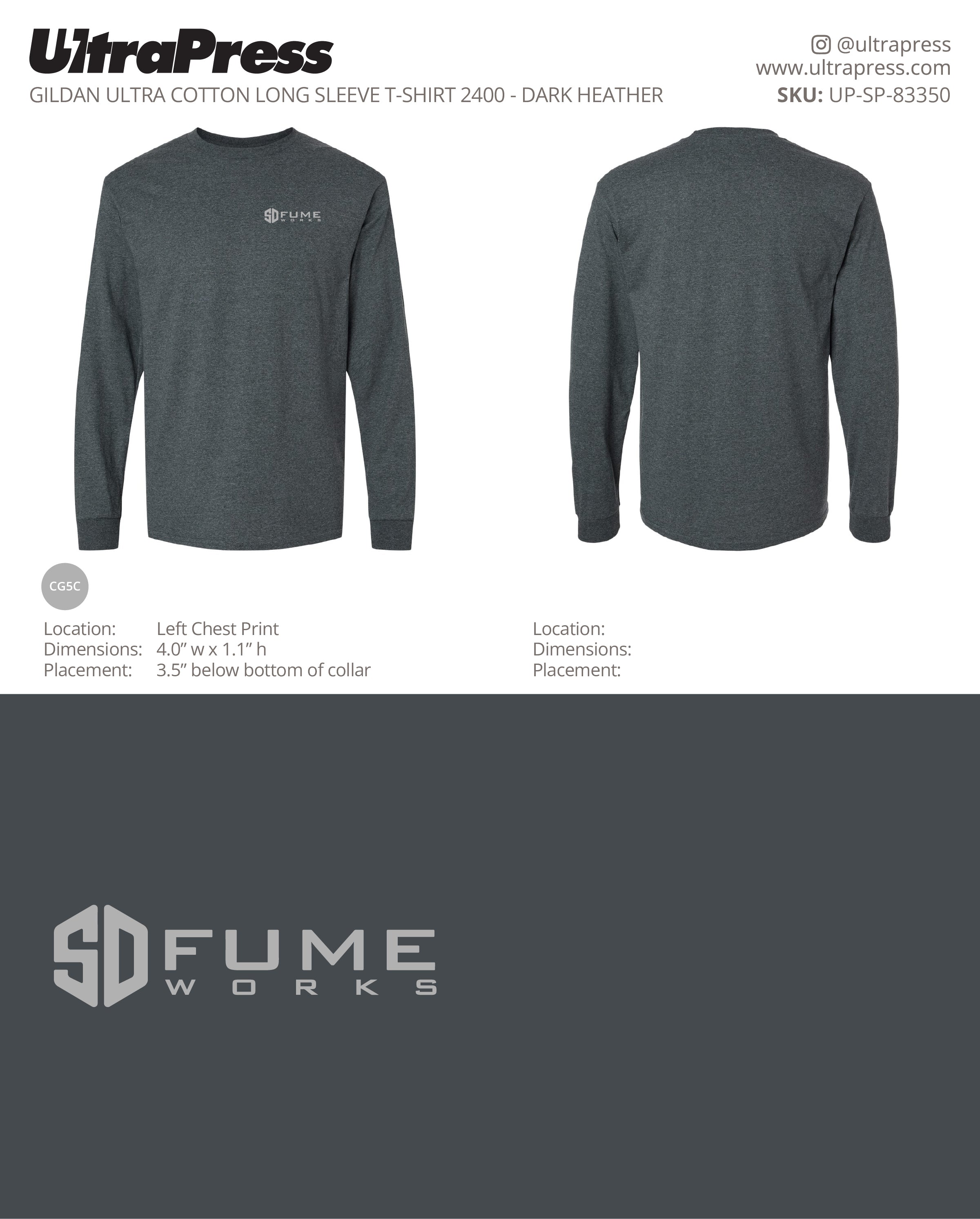 UP-SP-83350 SD Fume Works - Ruben Cruz 100 Min Qty (Bulk)