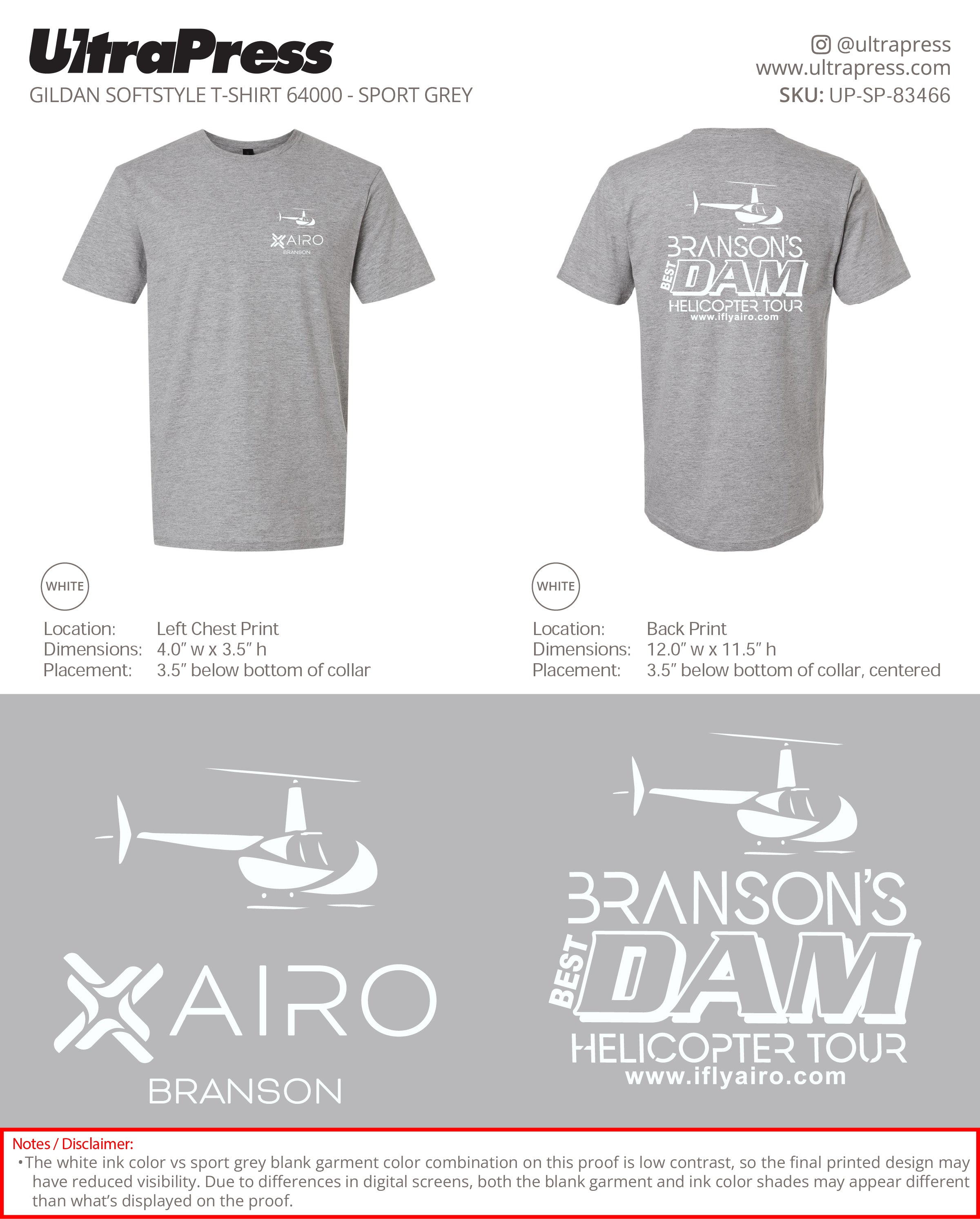 UP-SP-83466 AIRO Branson - Camron McAhren 100 Min Qty (Bulk)
