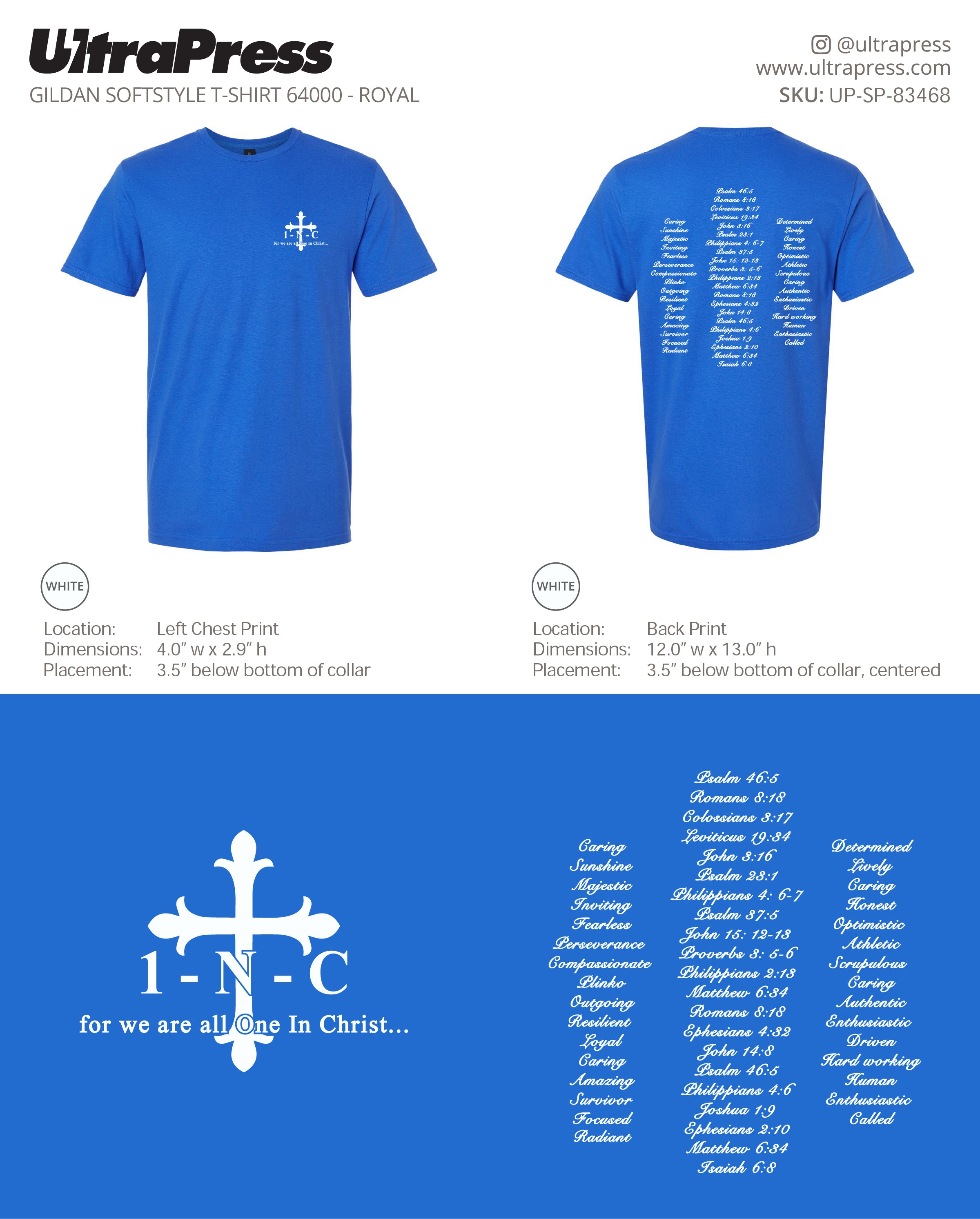 UP-SP-83468 1-N-C for we are all one in Christ - Roel Villanueva 50 Pieces Package Deal (Bulk)