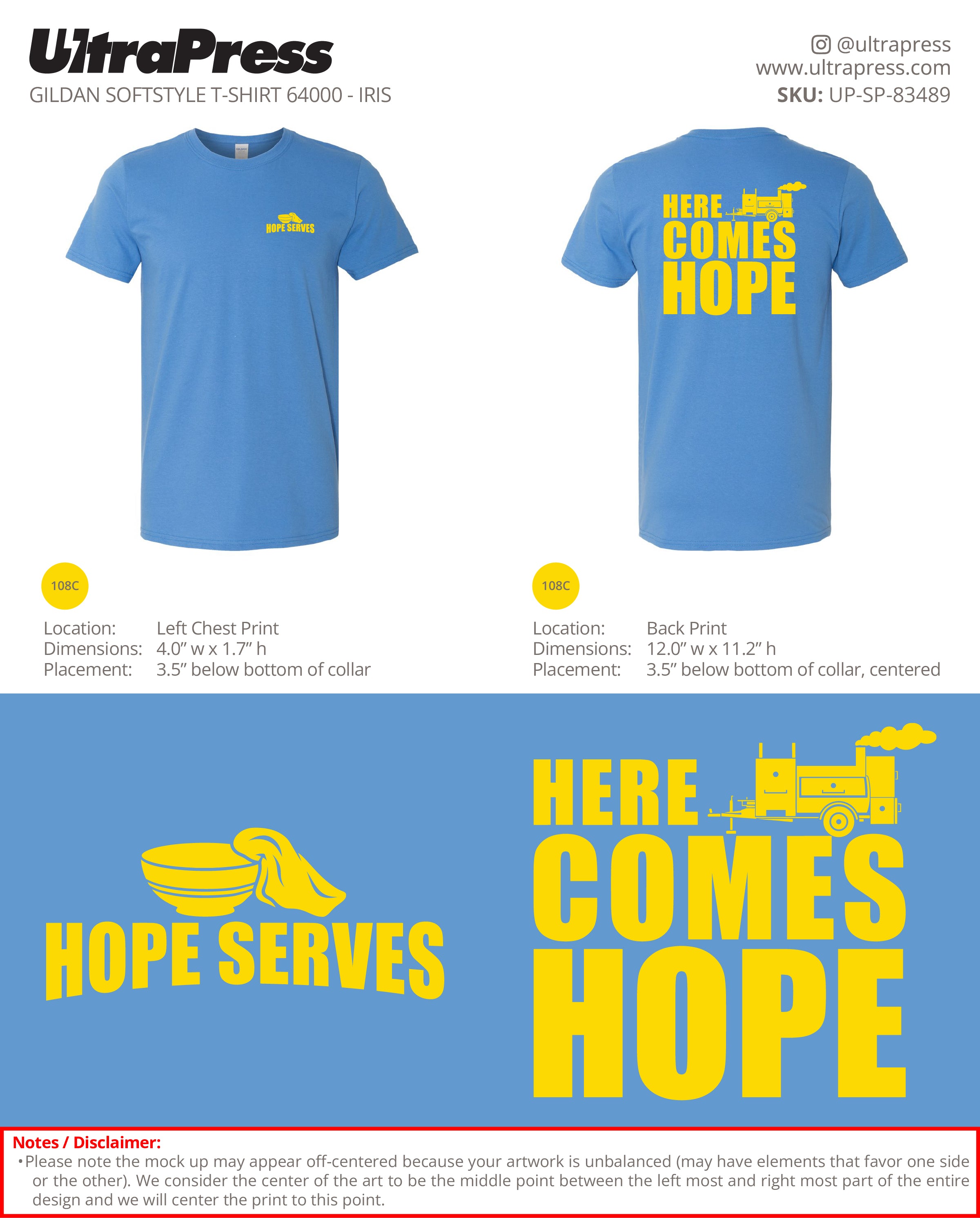 UP-SP-83489 Hope Serves - Paul Malson 50 Pieces Package Deal (Bulk)