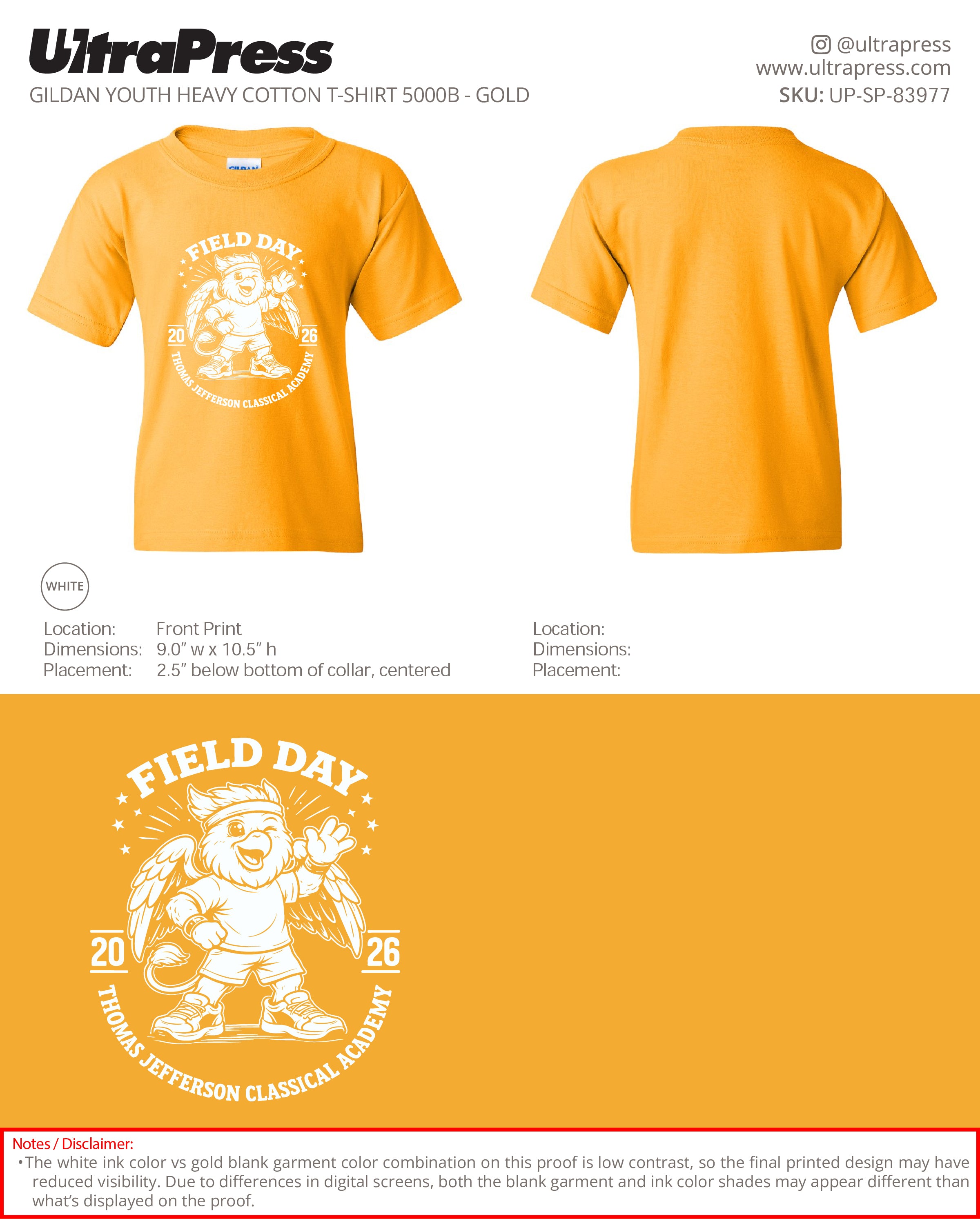 UP-SP-83977 Field Day 2026 - Miles Ensley 100 Min Qty (Bulk)