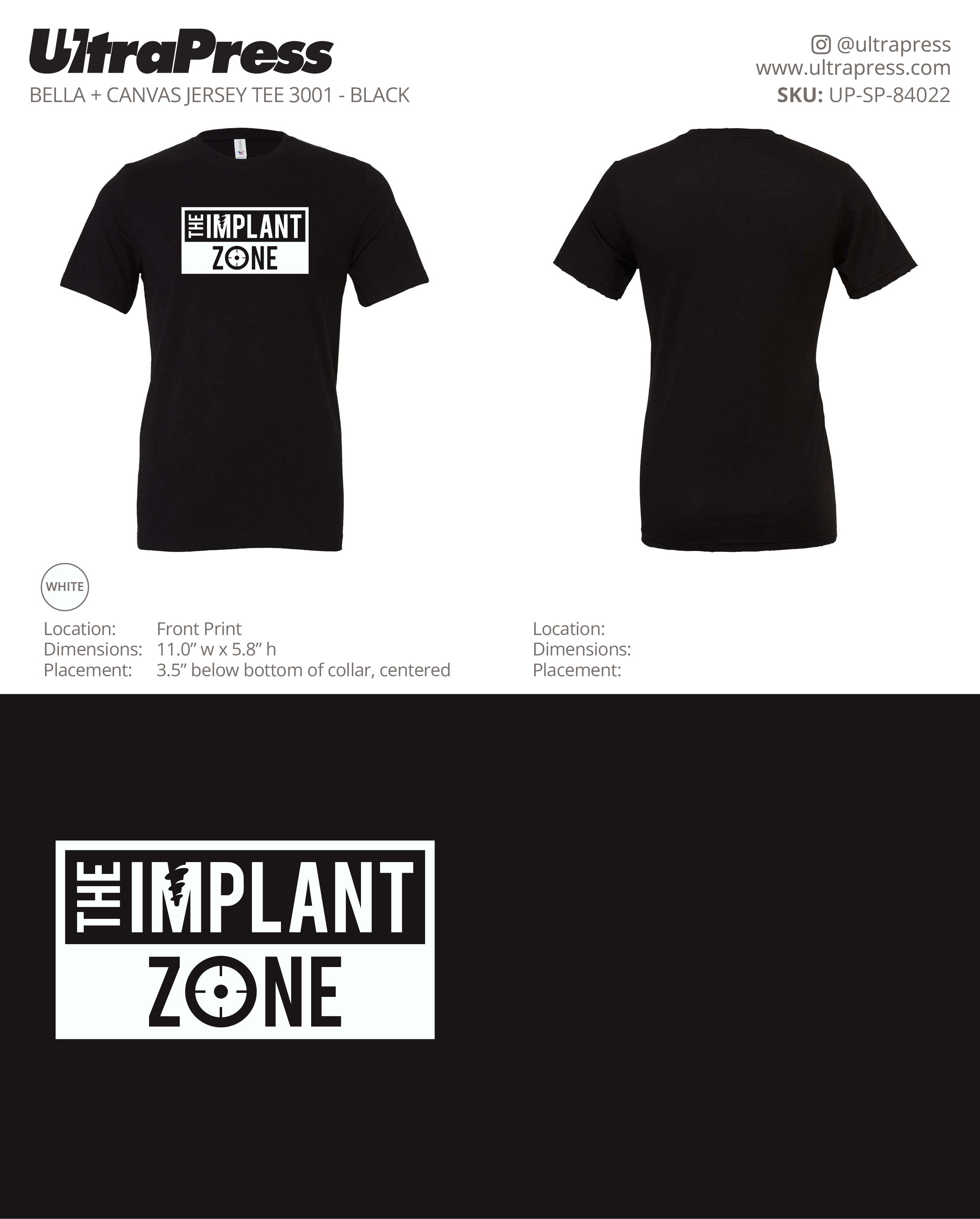 UP-SP-84022 The Implant Zone White Ink - Aman Bhullar 48 Min Qty (Bulk)