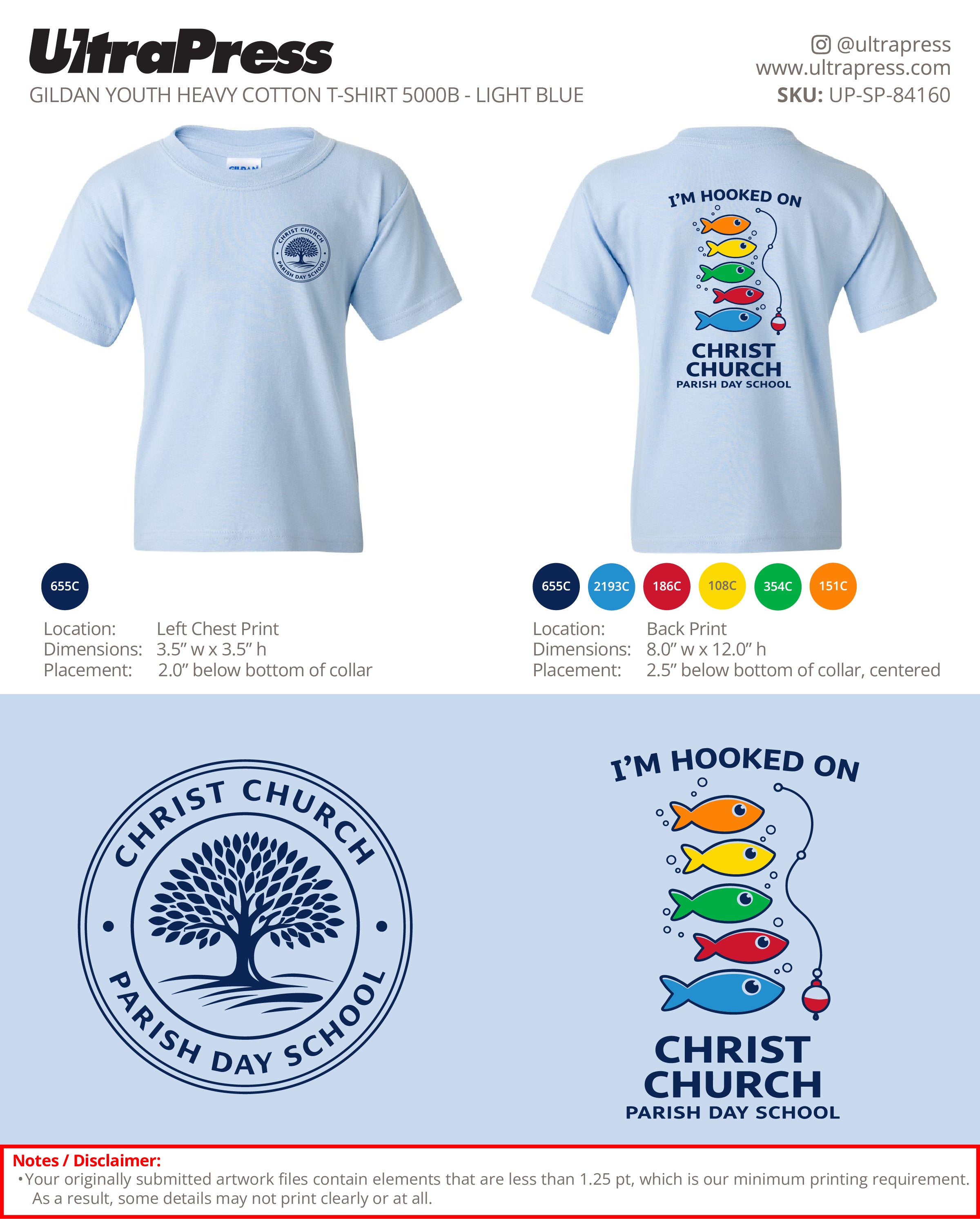 UP-SP-84160 Christ Church Parish Day School - Inga Pazdziorny 100 Pieces Package Deal (Bulk)