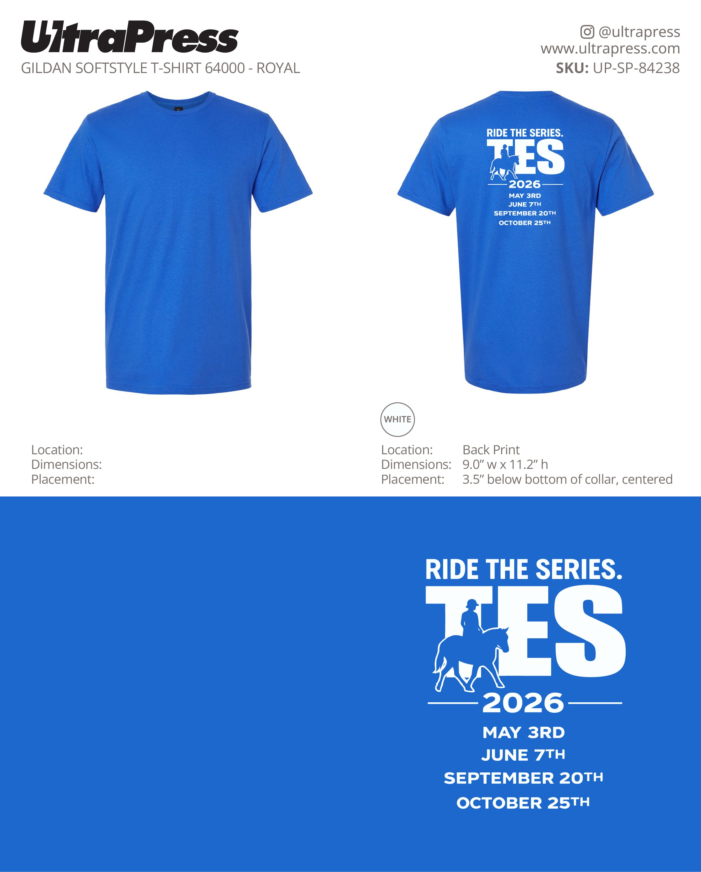 UP-SP-84238 Ride The Series TES 2026 - Tori English 100 Min Qty (Bulk)