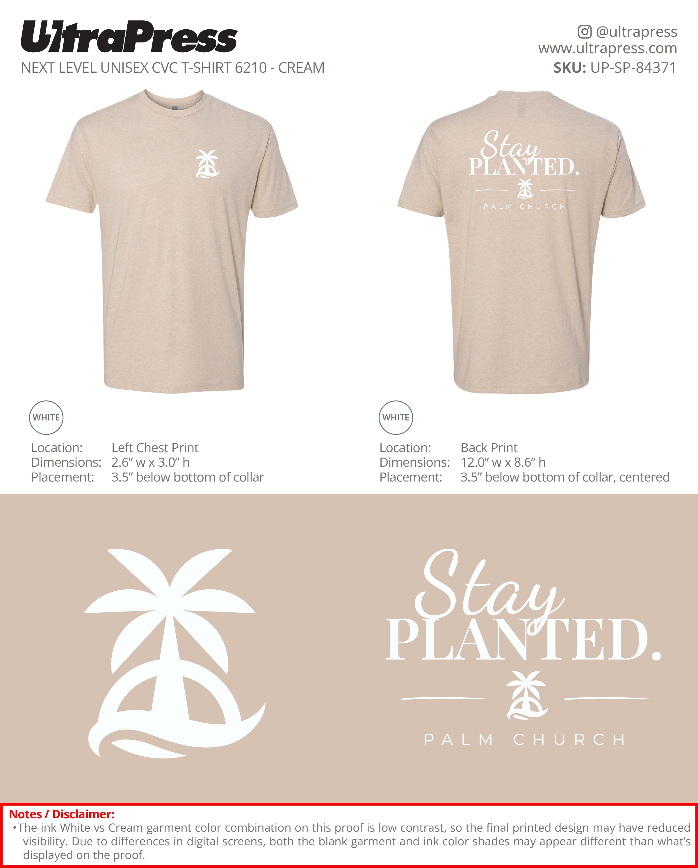 UP-SP-84371 Stay Planted Plant Church - Zachary Wilbur - 50 Min Qty - Package Deal (Bulk)