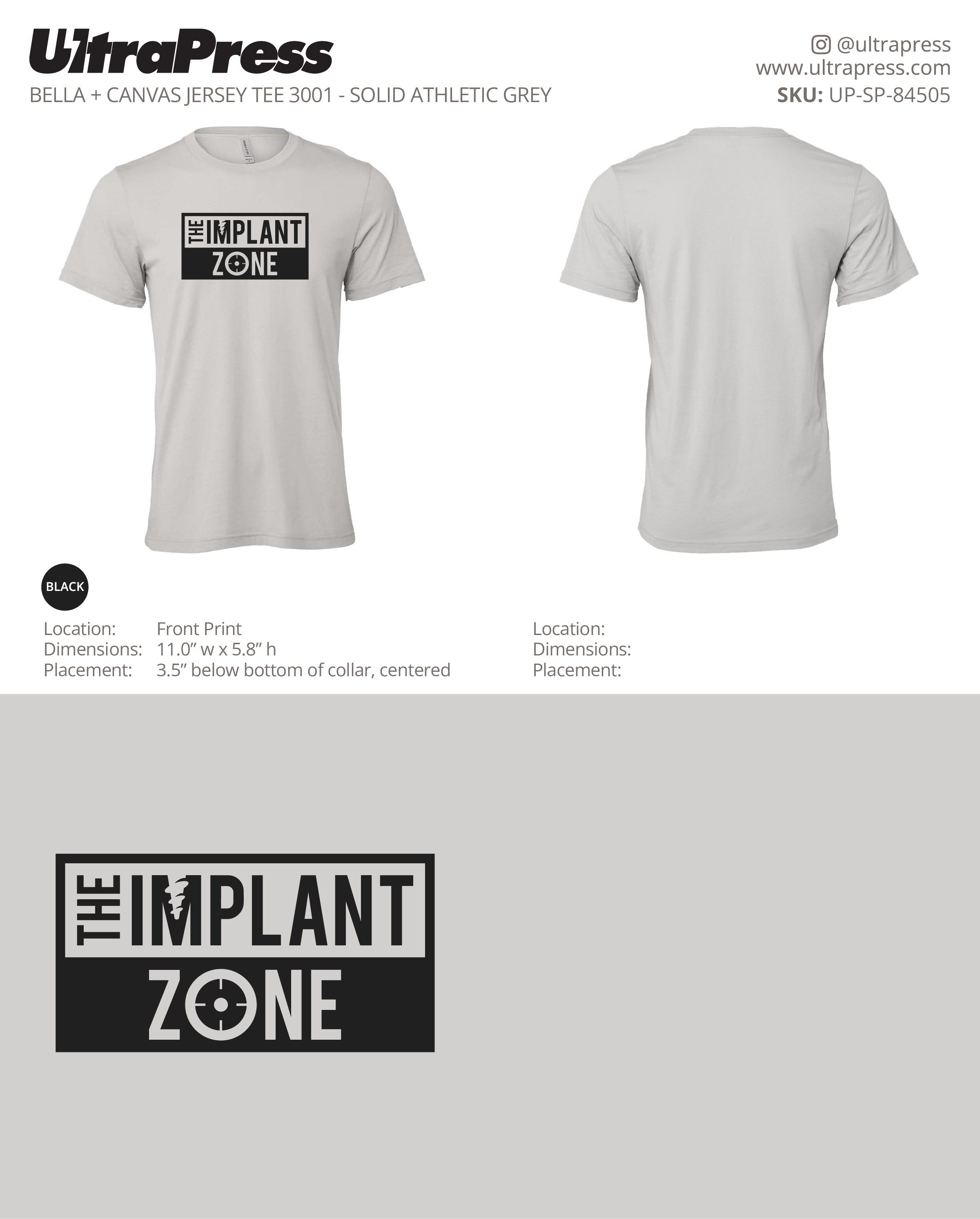 UP-SP-84505 The Implant Zone Black Ink - Aman Bhullar 48 Min Qty (Bulk)