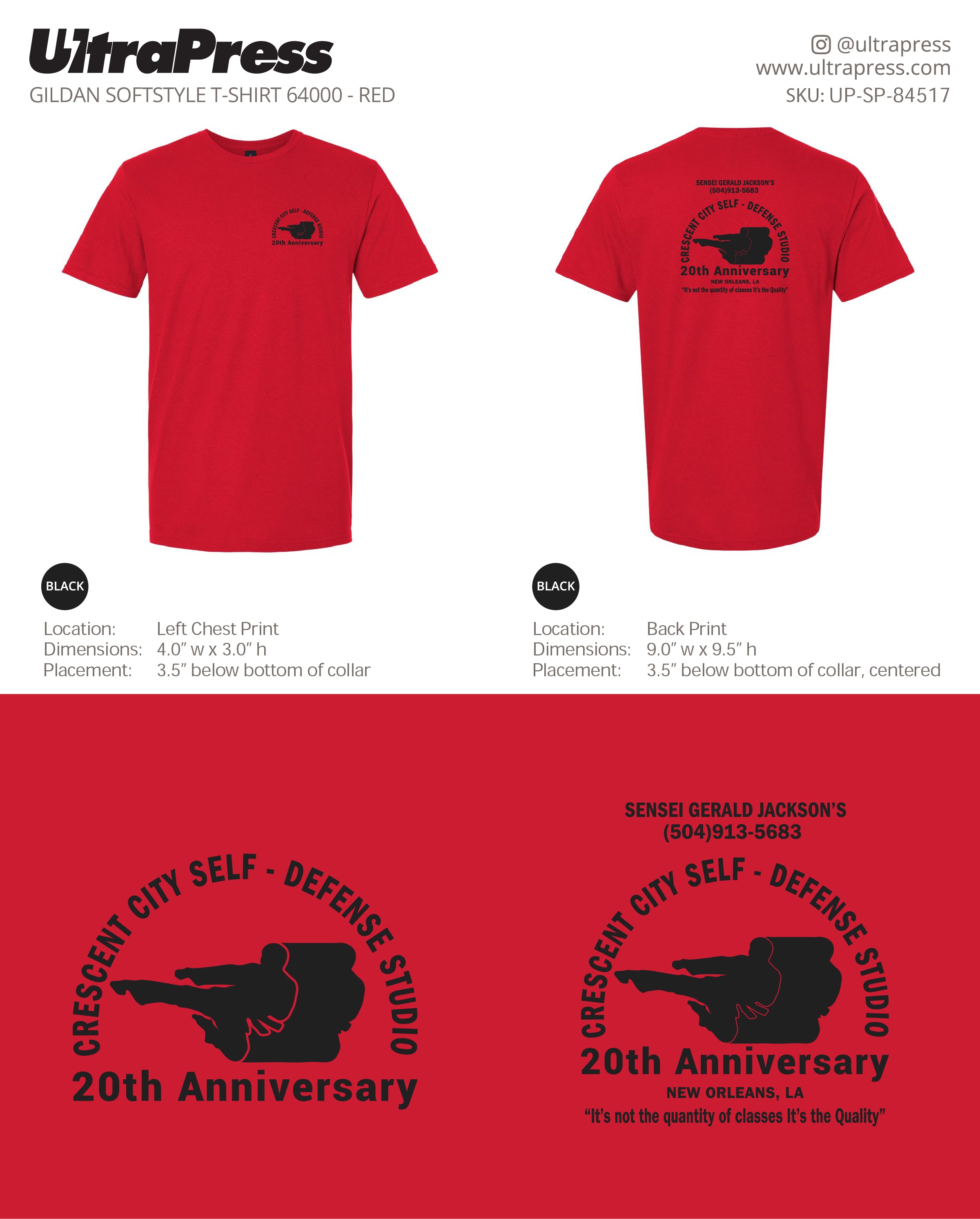 UP-SP-84517 Crescent City Self Defence - Sensei Gerald Jackson 100 Pieces Package Deal (Bulk)