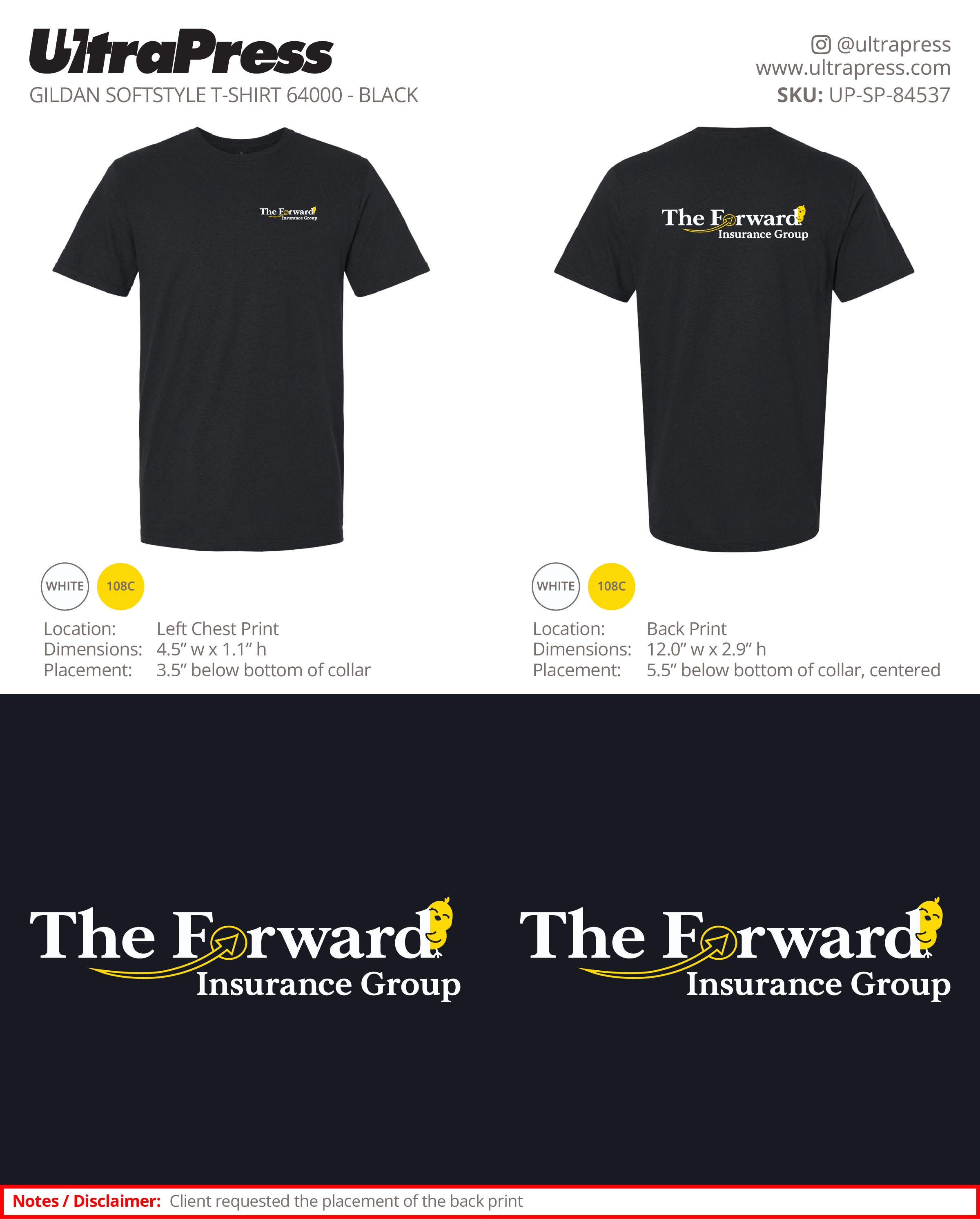 UP-SP-84537 The Forward Insurance Group - Maria Rodriguez 100 Min Qty (Bulk)