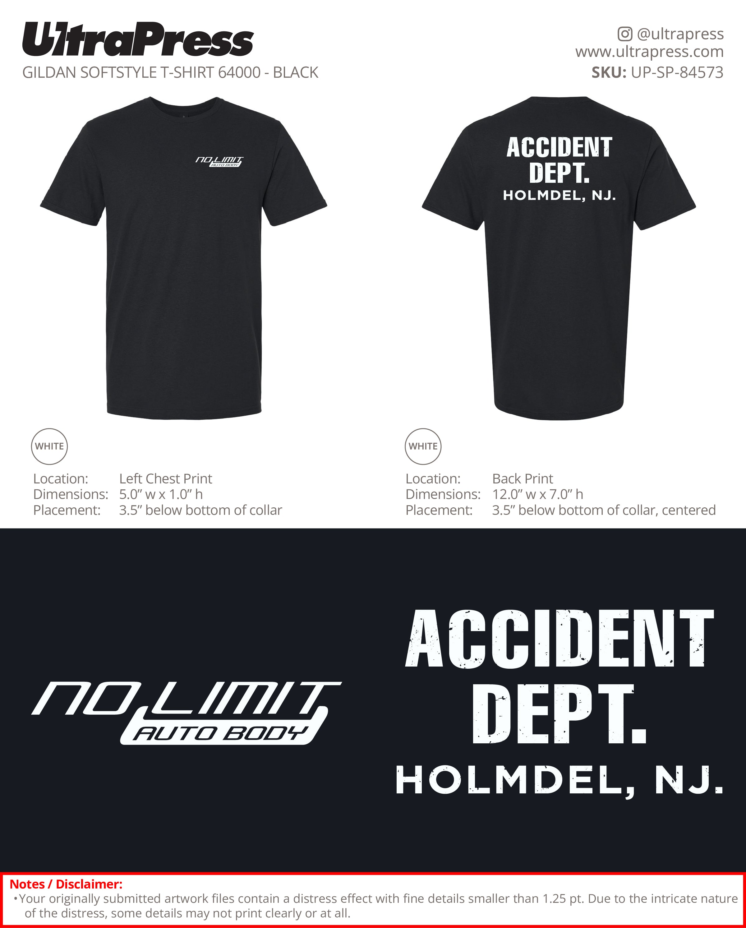 UP-SP-84573 No Limit Accident Dept - Angelo Tranquellino 100 Min Qty (Bulk)