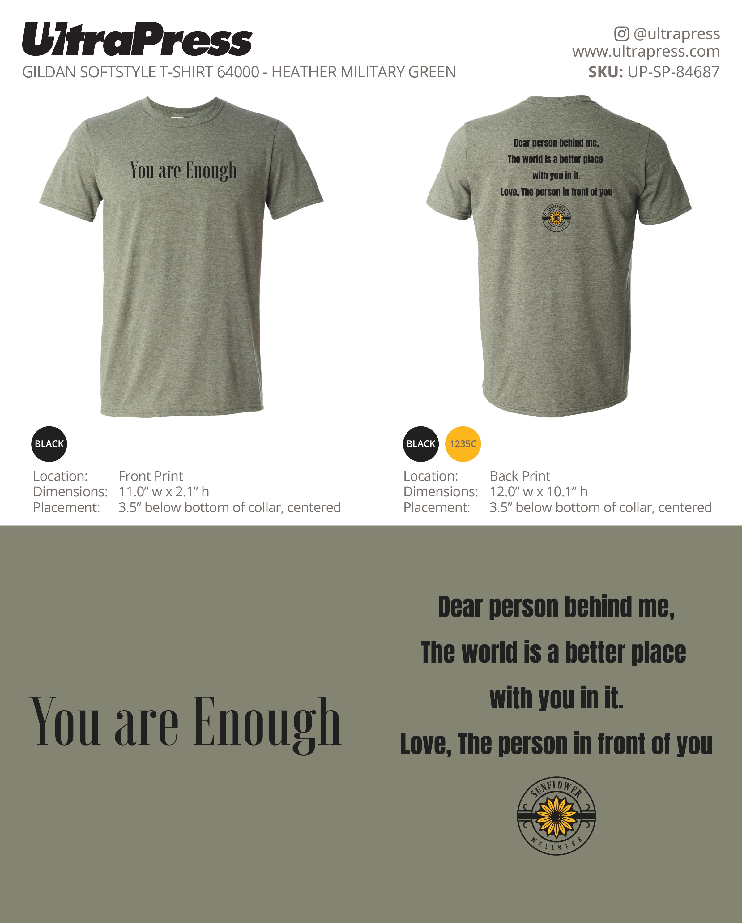UP-SP-84687 You Are Enough - Crystal Leis - 100 Min Qty - Package Deal (Bulk)