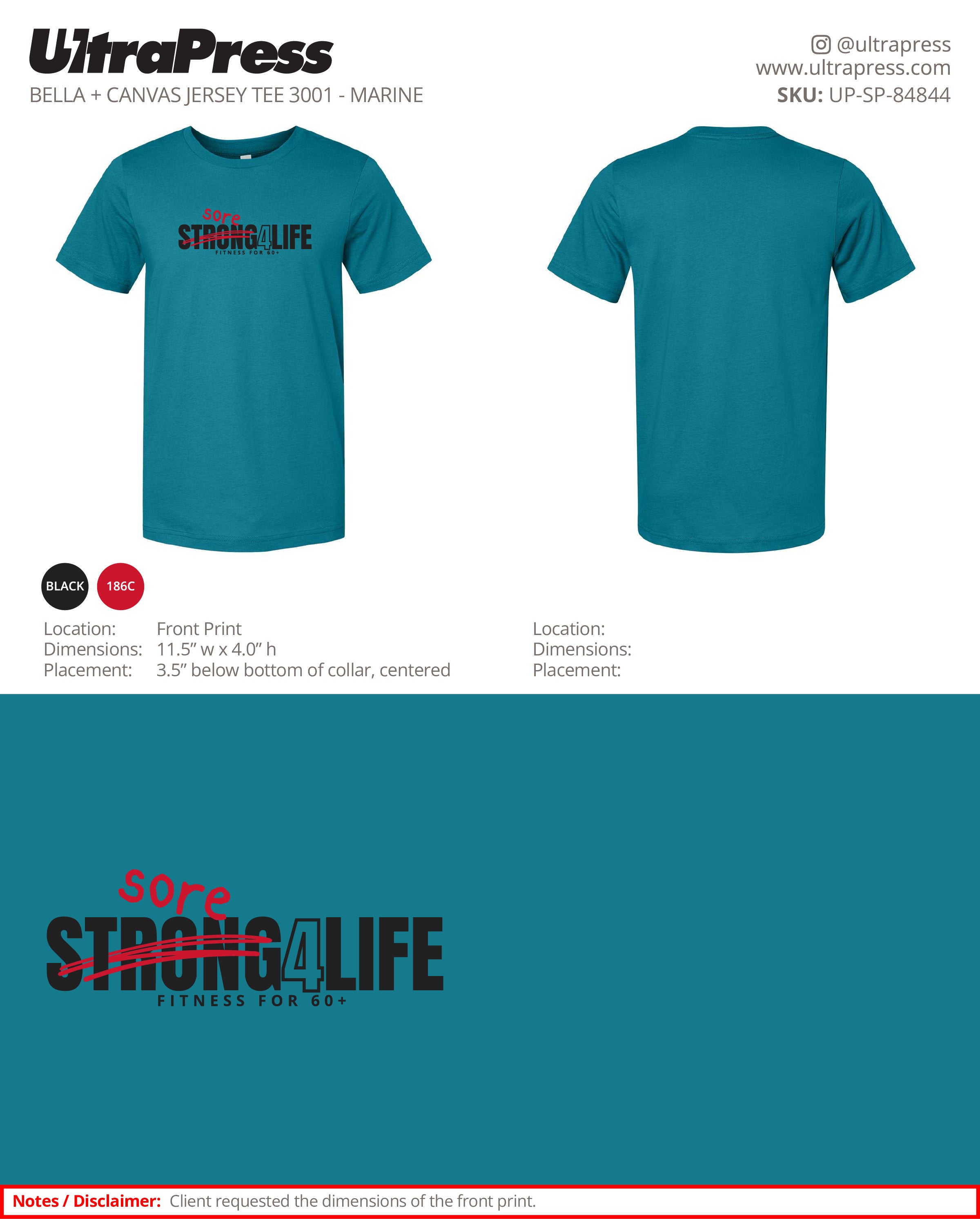 UP-SP-84844 Strong4Life - Charlotte Hickingbottom 35 Min Qty (Bulk)