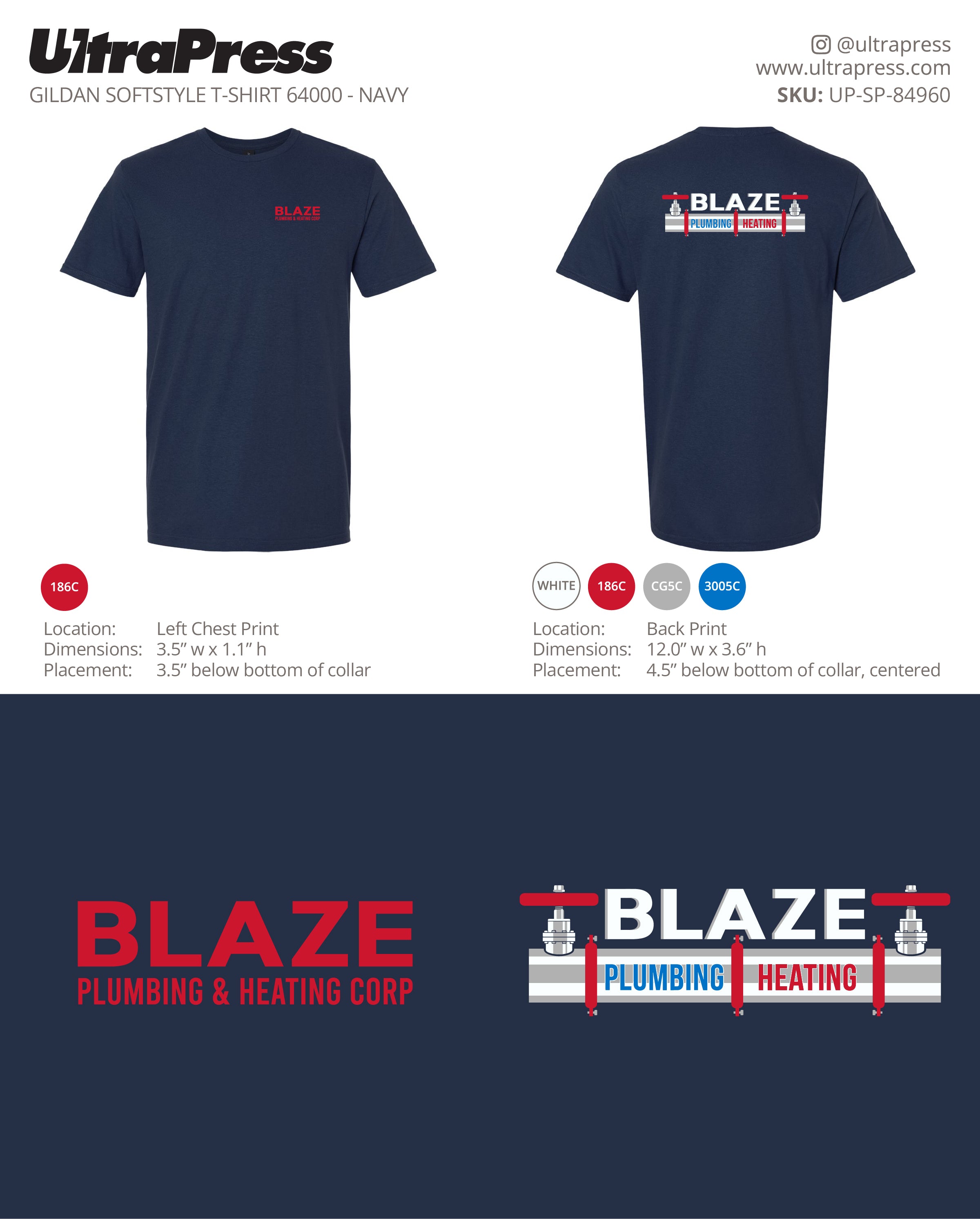 UP-SP-84960 Blaze Plumbing & Heating Corp. - Krzysztof Drelich 100 Pieces Package Deal (Bulk)
