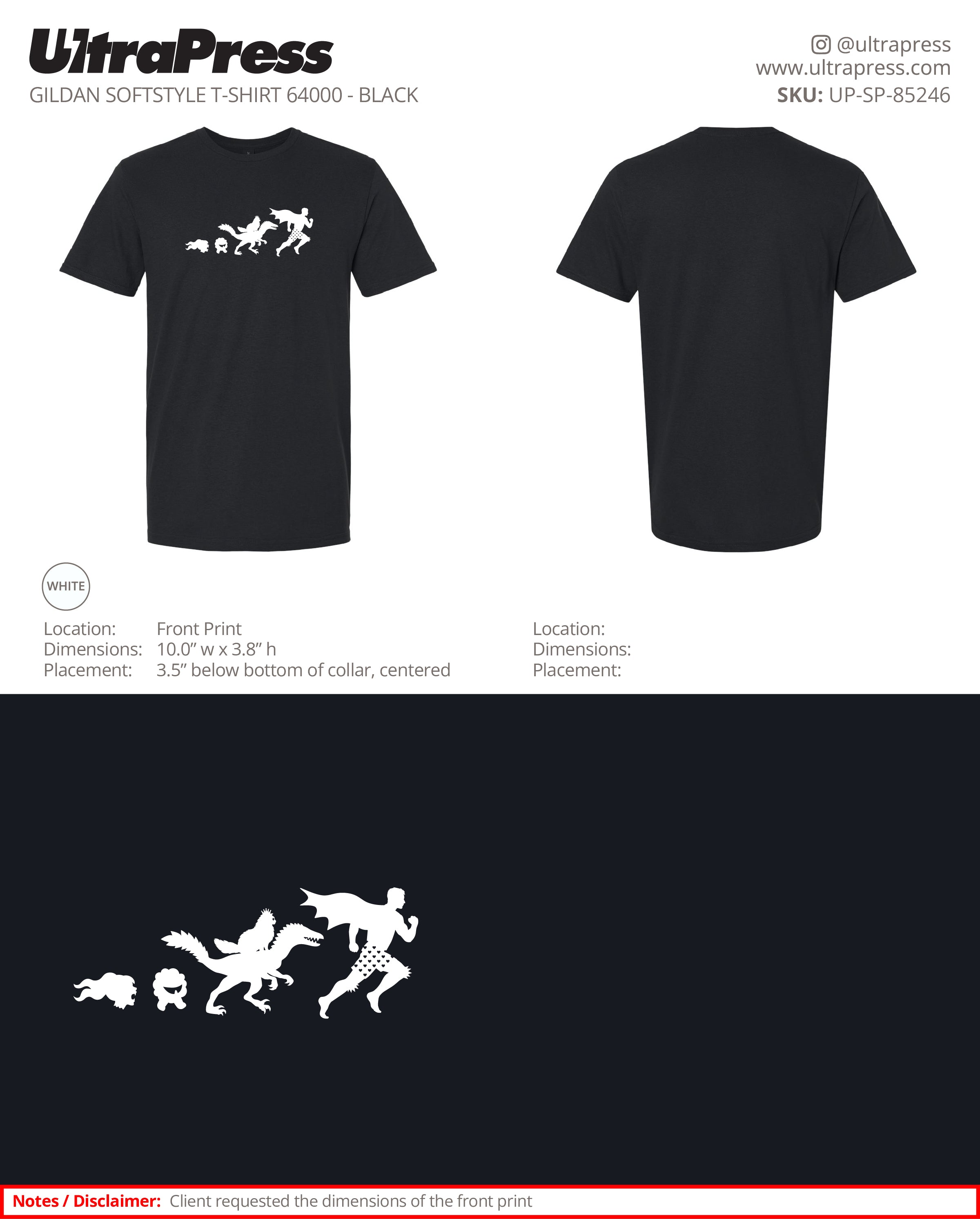 UP-SP-85246 Silhouettes - J Eve 100 Min Qty (Bulk)