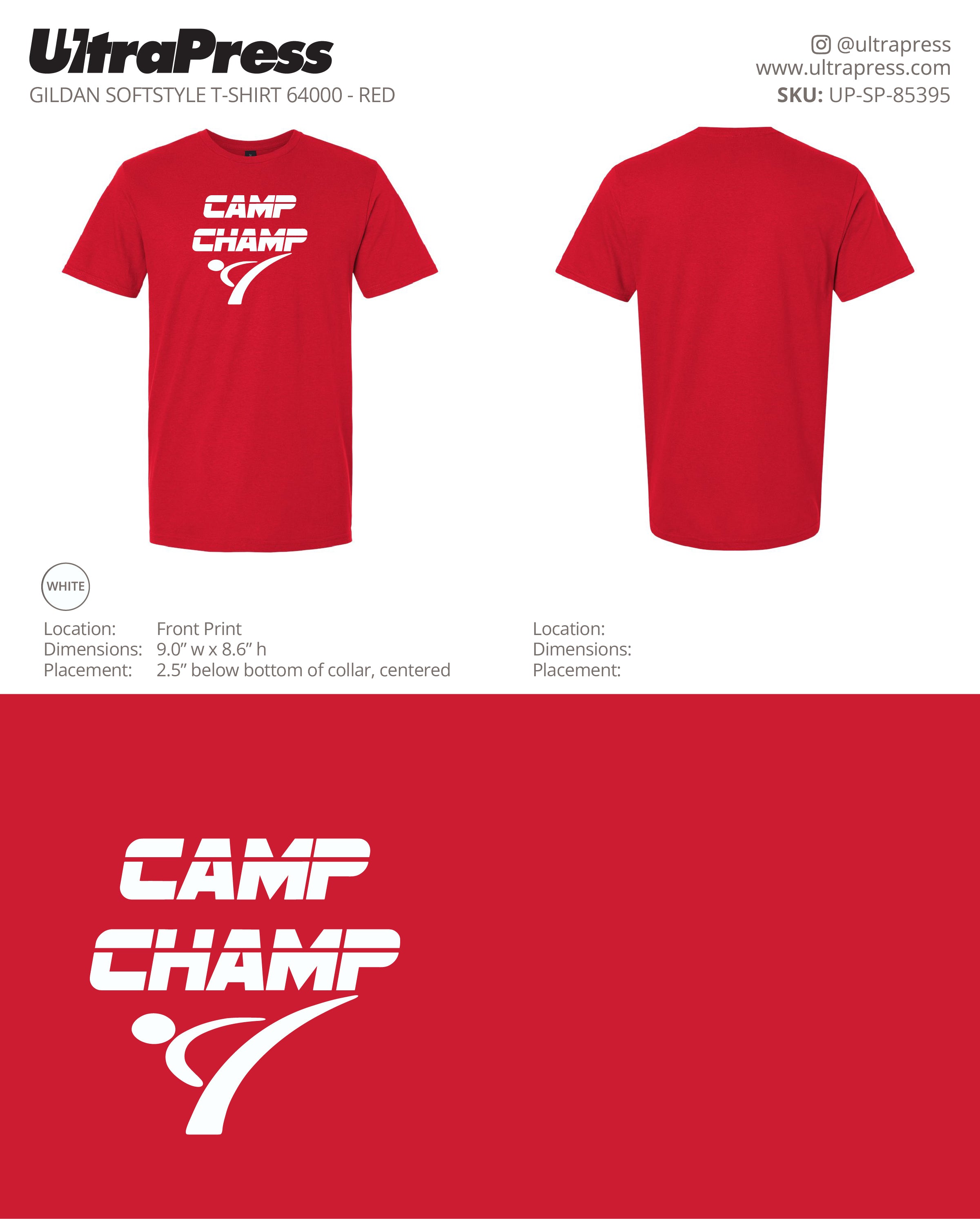 UP-SP-85395 Camp Champ- Samantha Hostettler 100 Pieces Package Deal (Bulk)