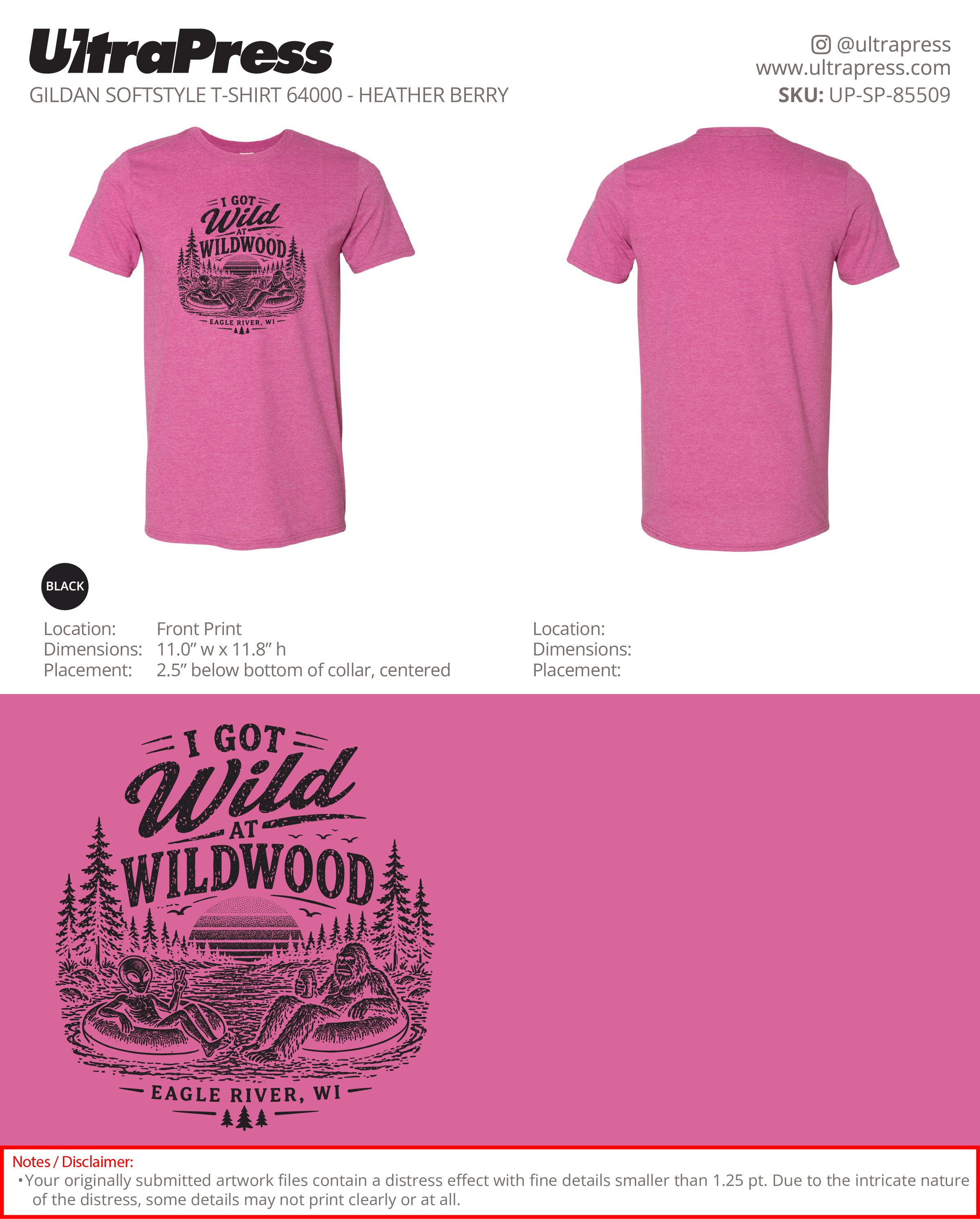 UP-SP-85509 I Got Wild at the Wildwood - Nichole Bach 100 Min Qty (Bulk)
