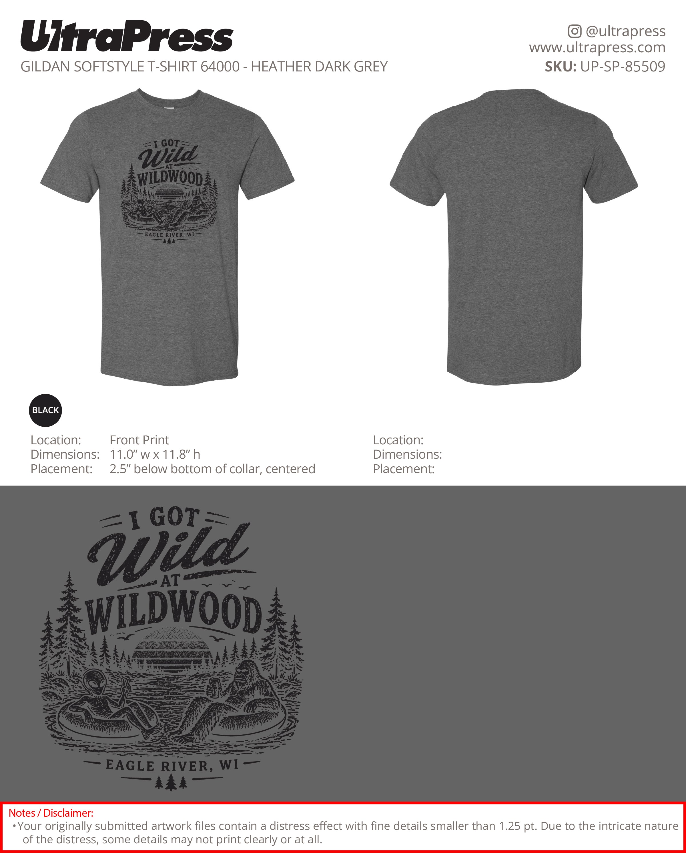 UP-SP-85509 I Got Wild at the Wildwood - Nichole Bach 100 Min Qty (Bulk)
