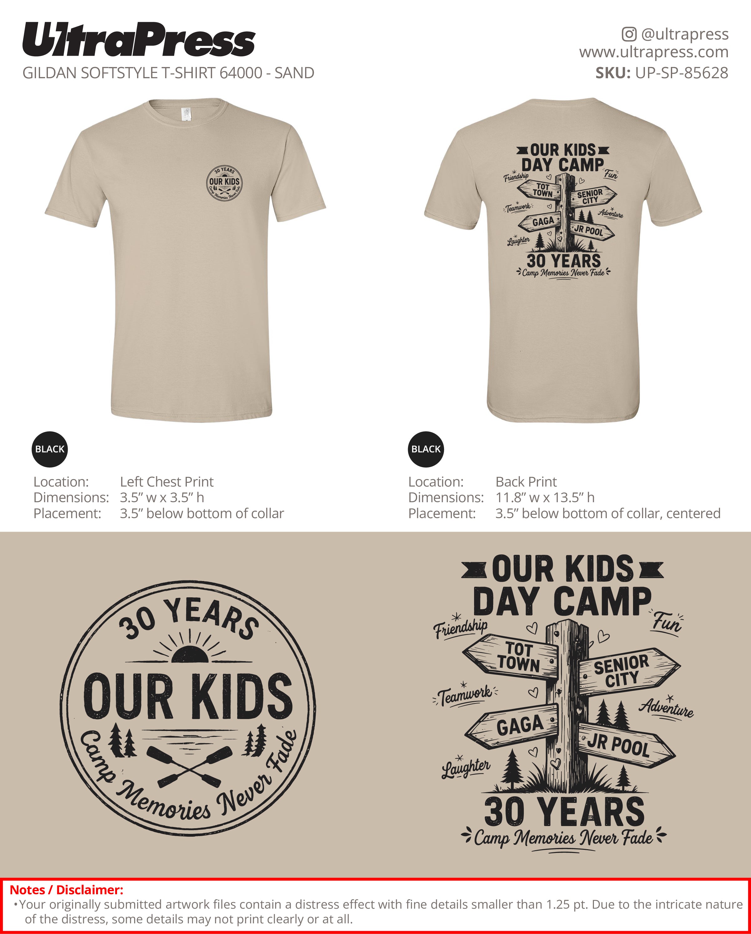 UP-SP-85628 Our Kids Day Camp (Sand) - Michael Hoffmann 50 Min Qty (Bulk)