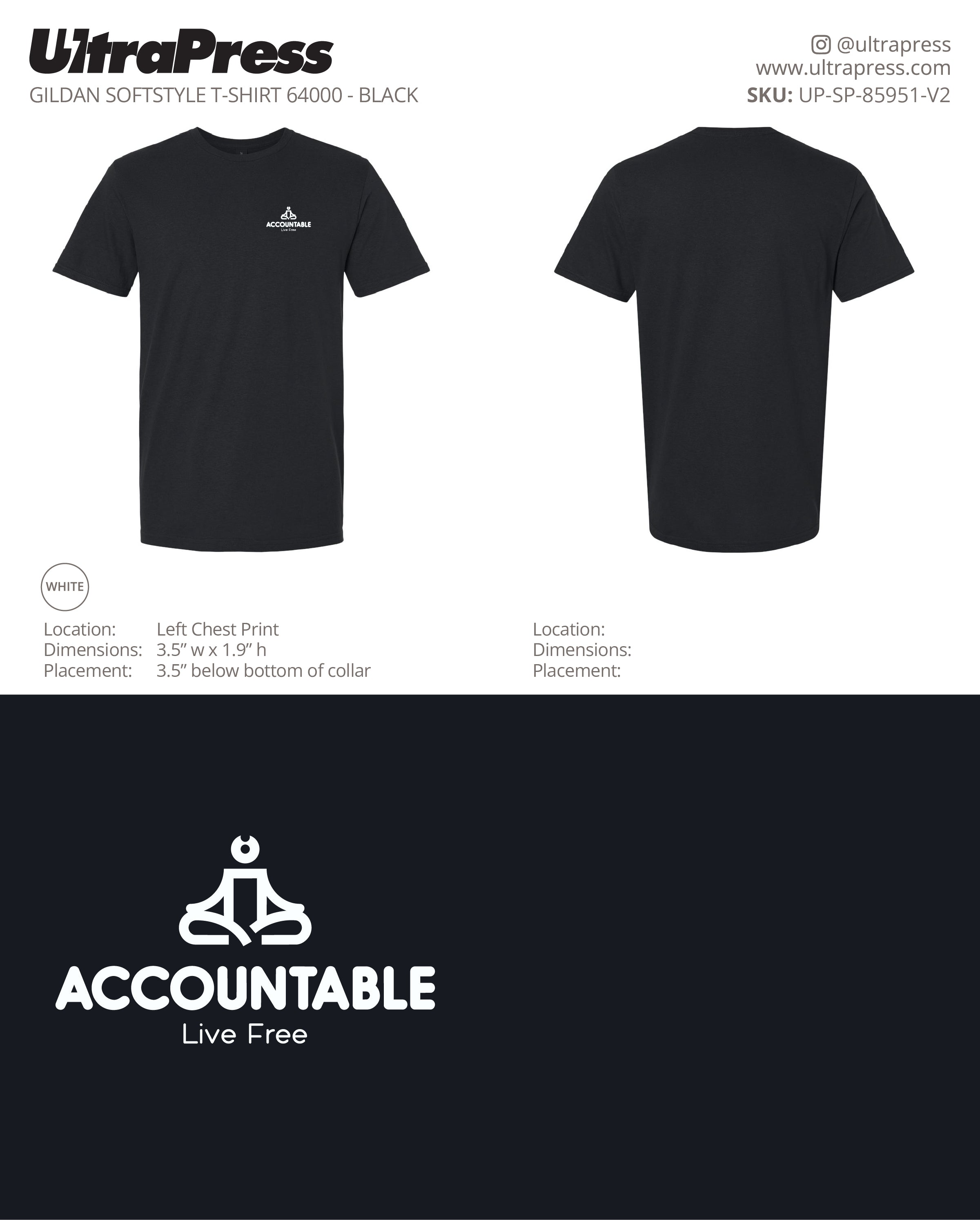 UP-SP-85951 Accountable - Audrey Krum 50 Min Qty (Bulk)