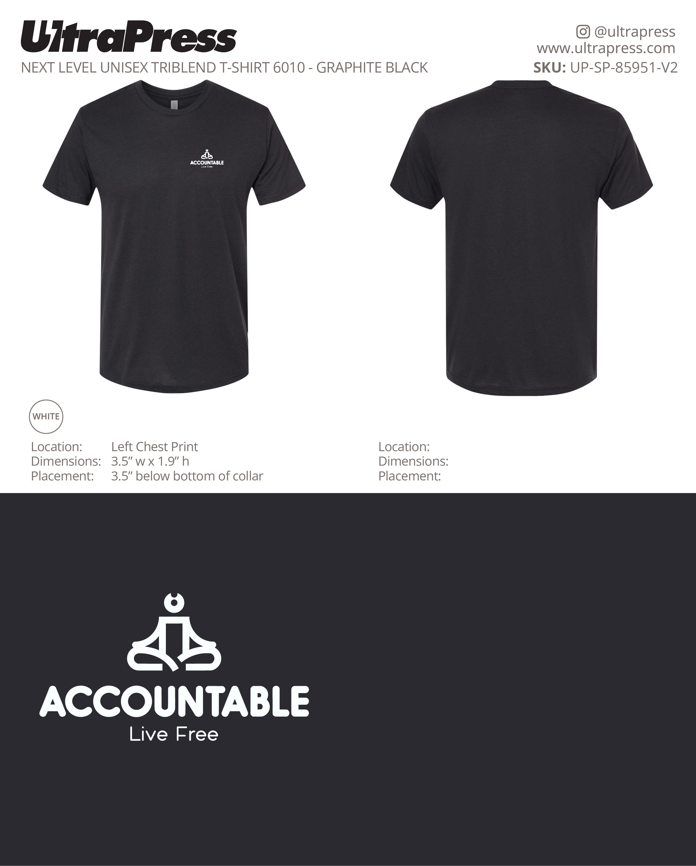 UP-SP-85951 Accountable - Audrey Krum 50 Min Qty (Bulk)