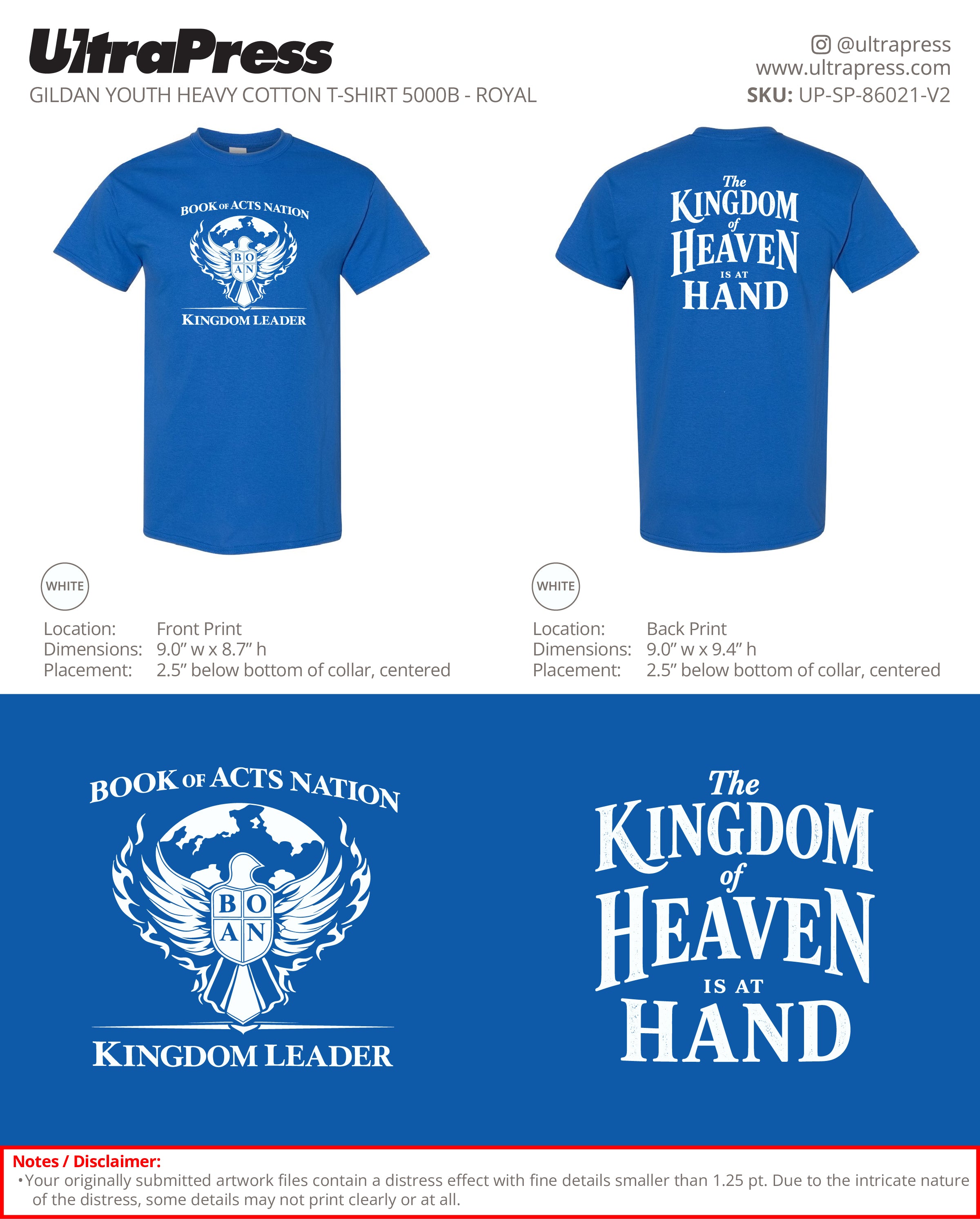 UP-SP-86021 Kingdom Leader - John Williams 24 Min Qty (Bulk)