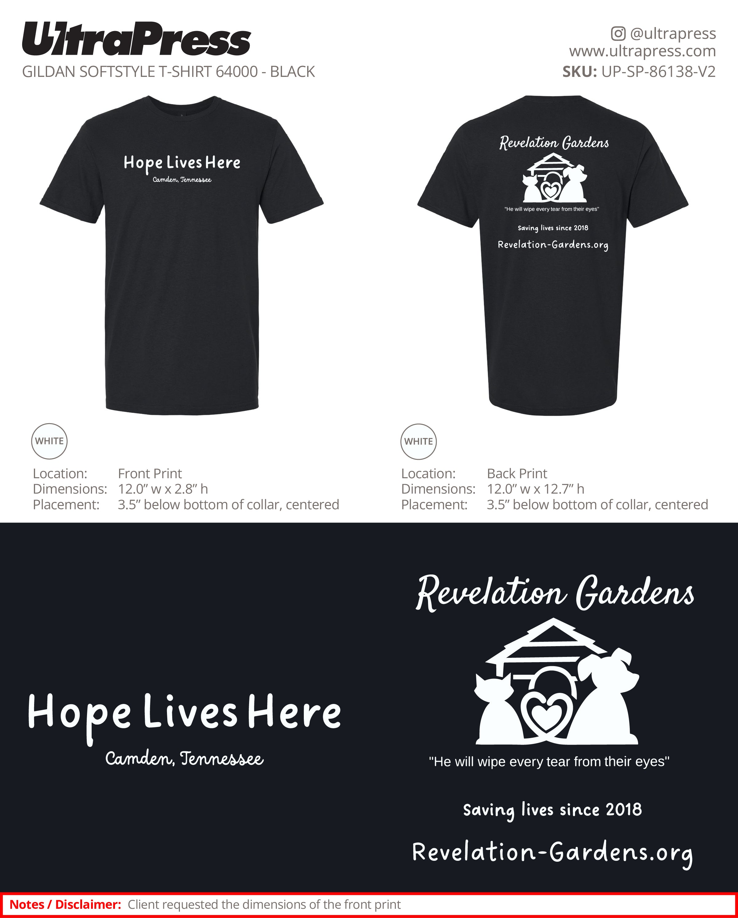 UP-SP-86138 Hope Lives Here - Dawn Harris 100 Pieces Package Deal (Bulk)