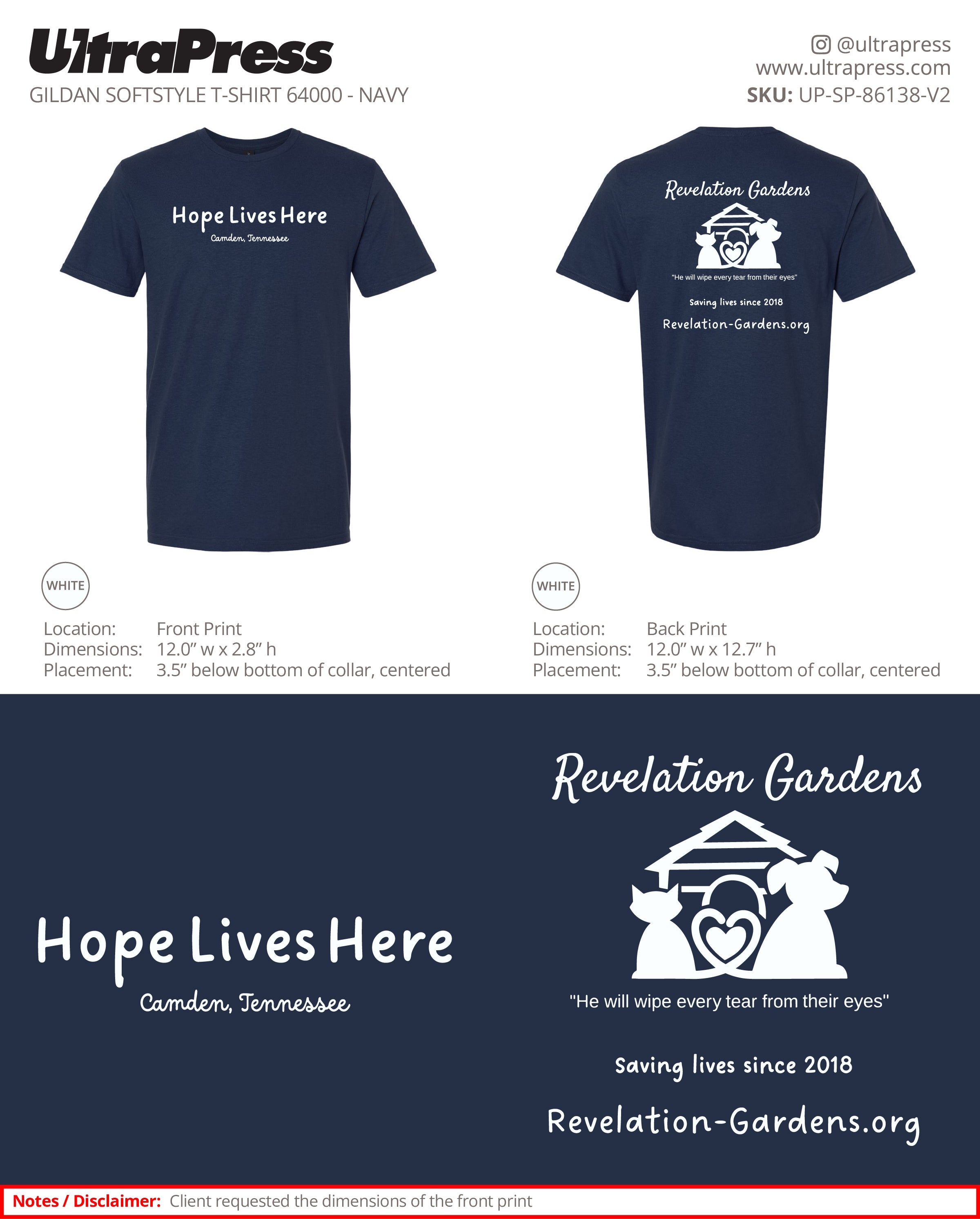 UP-SP-86138 Hope Lives Here - Dawn Harris 100 Pieces Package Deal (Bulk)