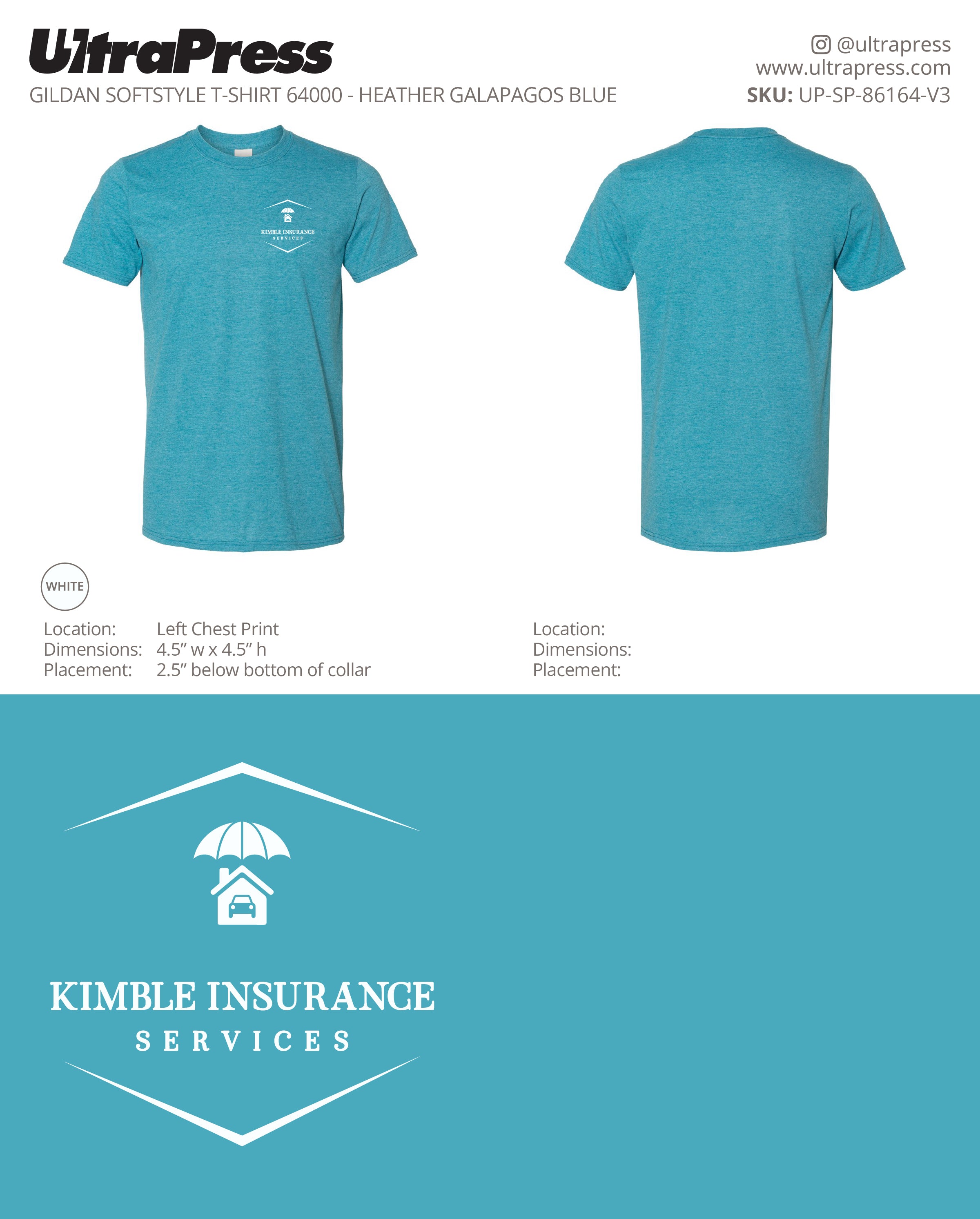 UP-SP-86164 Kimble Insurance - Kristy Kimble - 100 Min Qty - Package Deal (Bulk)