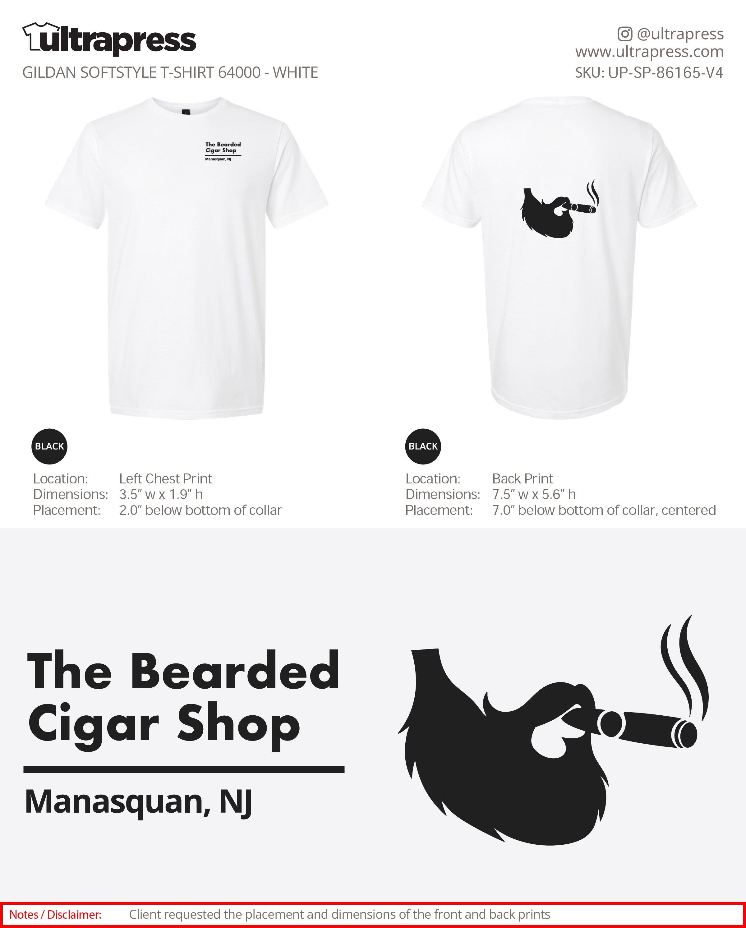 UP-SP-86165 The Bearded Cigar Shop - Alberto Guerra - 100 Min Qty - Package Deal (Bulk)