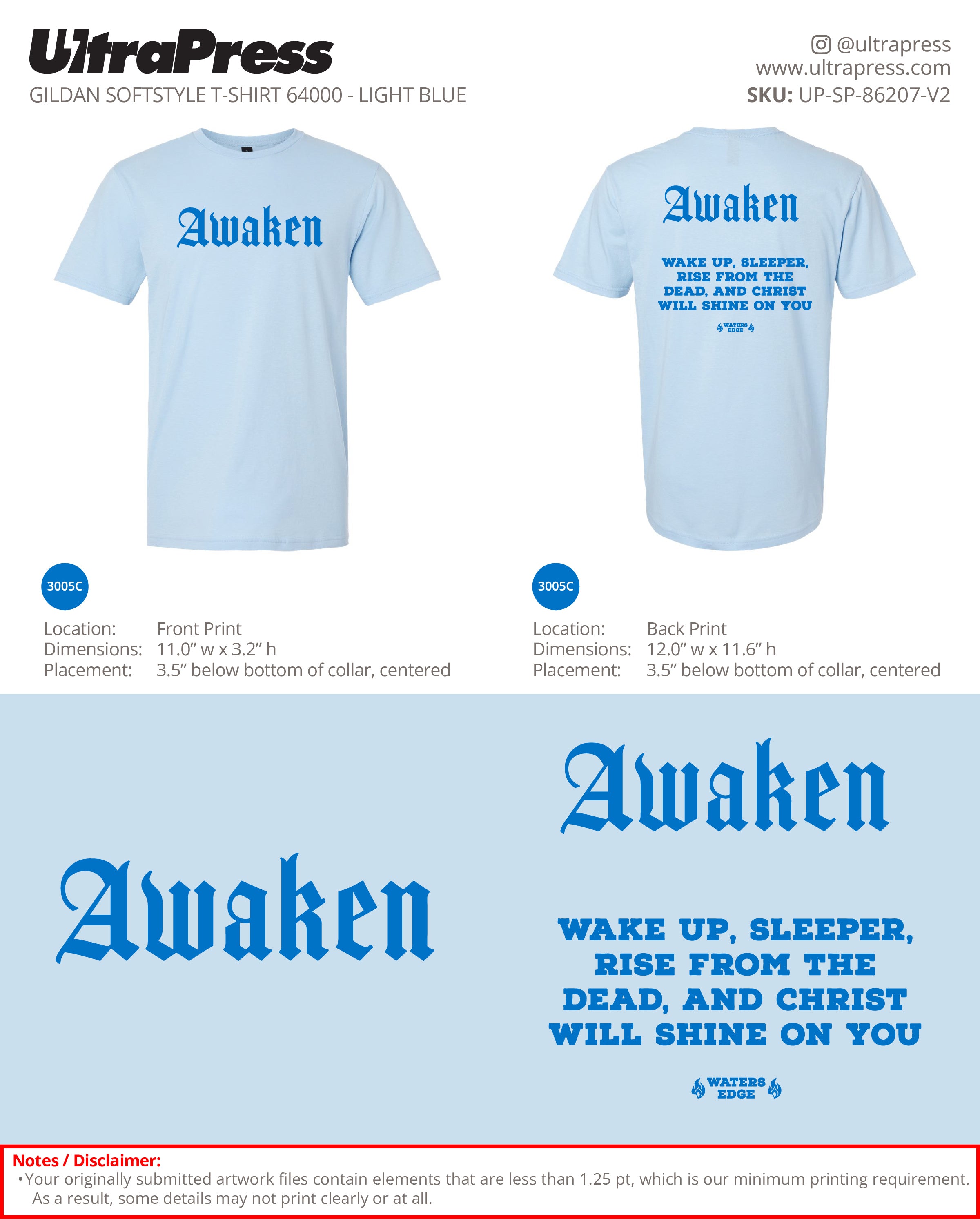 UP-SP-86207 Awaken - Mikey Osborne 100 Pieces Package Deal (Bulk)