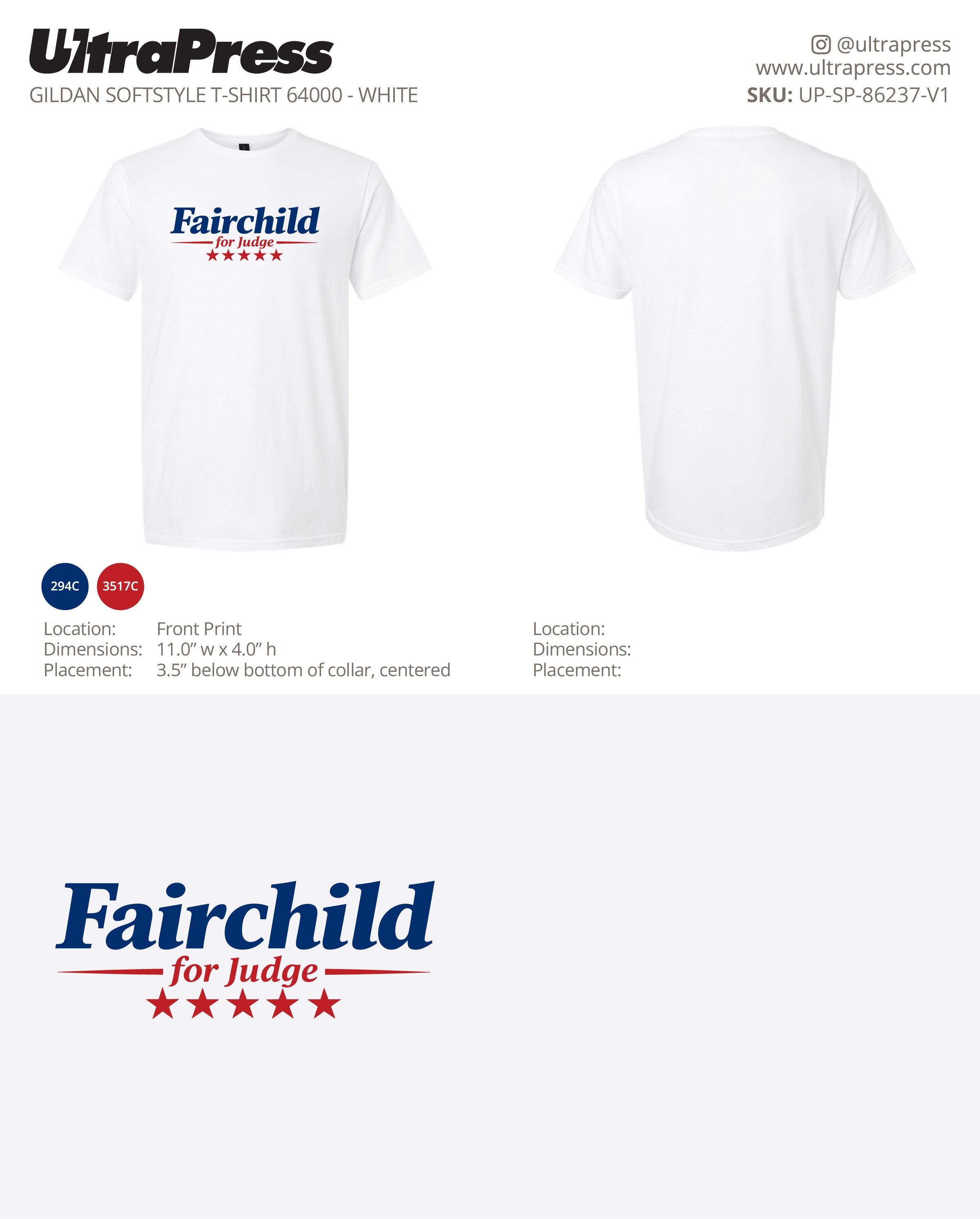 UP-SP-86237 Fairchild - Heather Fairchild - 100 Min Qty - Package Deal (Bulk)