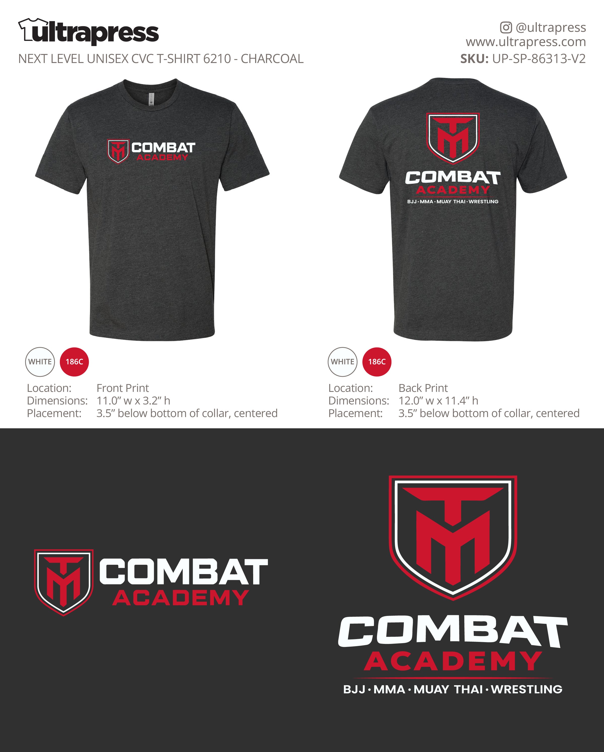 UP-SP-86313 Combat Academy - Carlson Gracie - 100 Min Qty - Package Deal (Bulk)