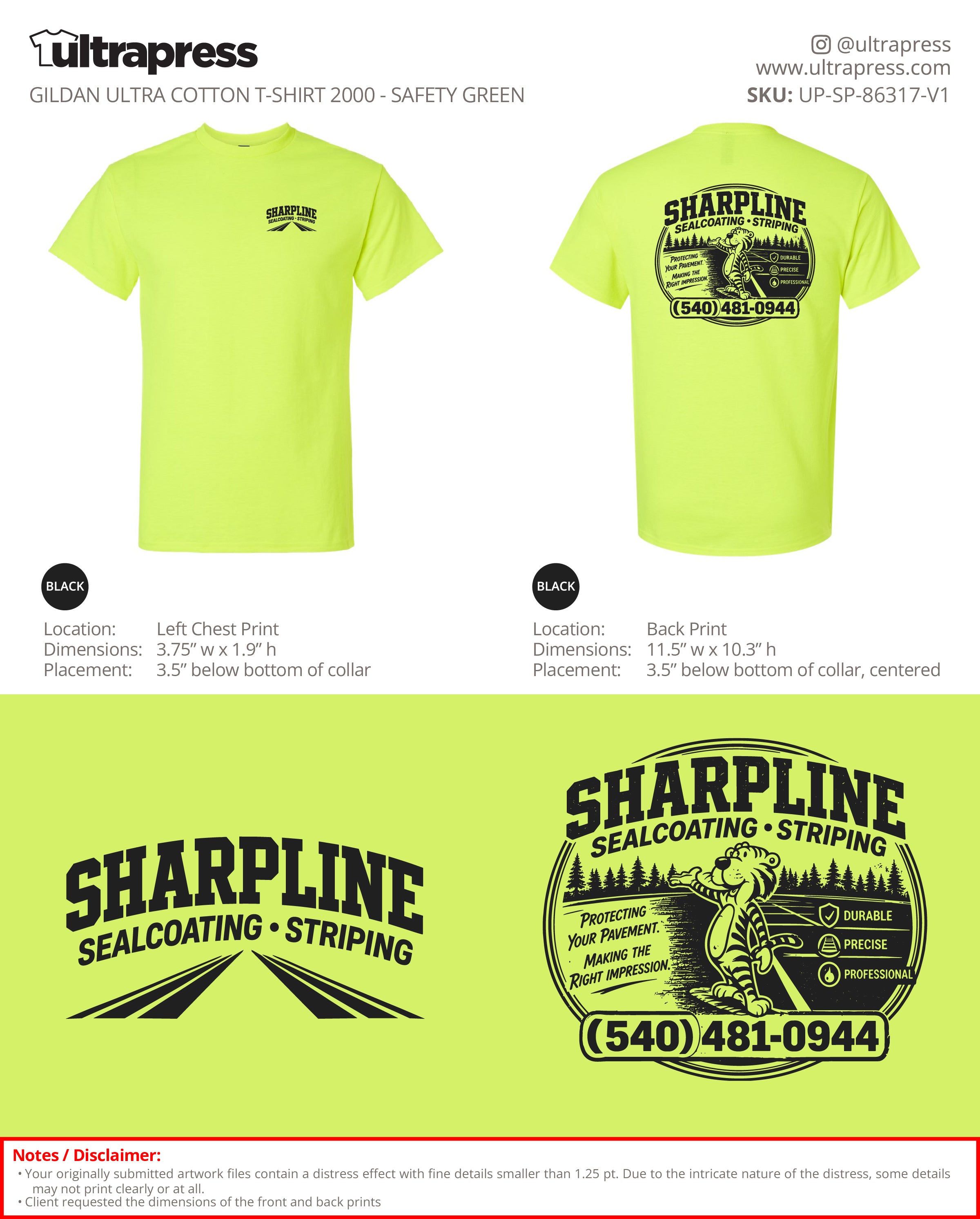UP-SP-86317 Sharpline Shirts - Donald Howard - 50 Min Qty - Package Deal (Bulk)