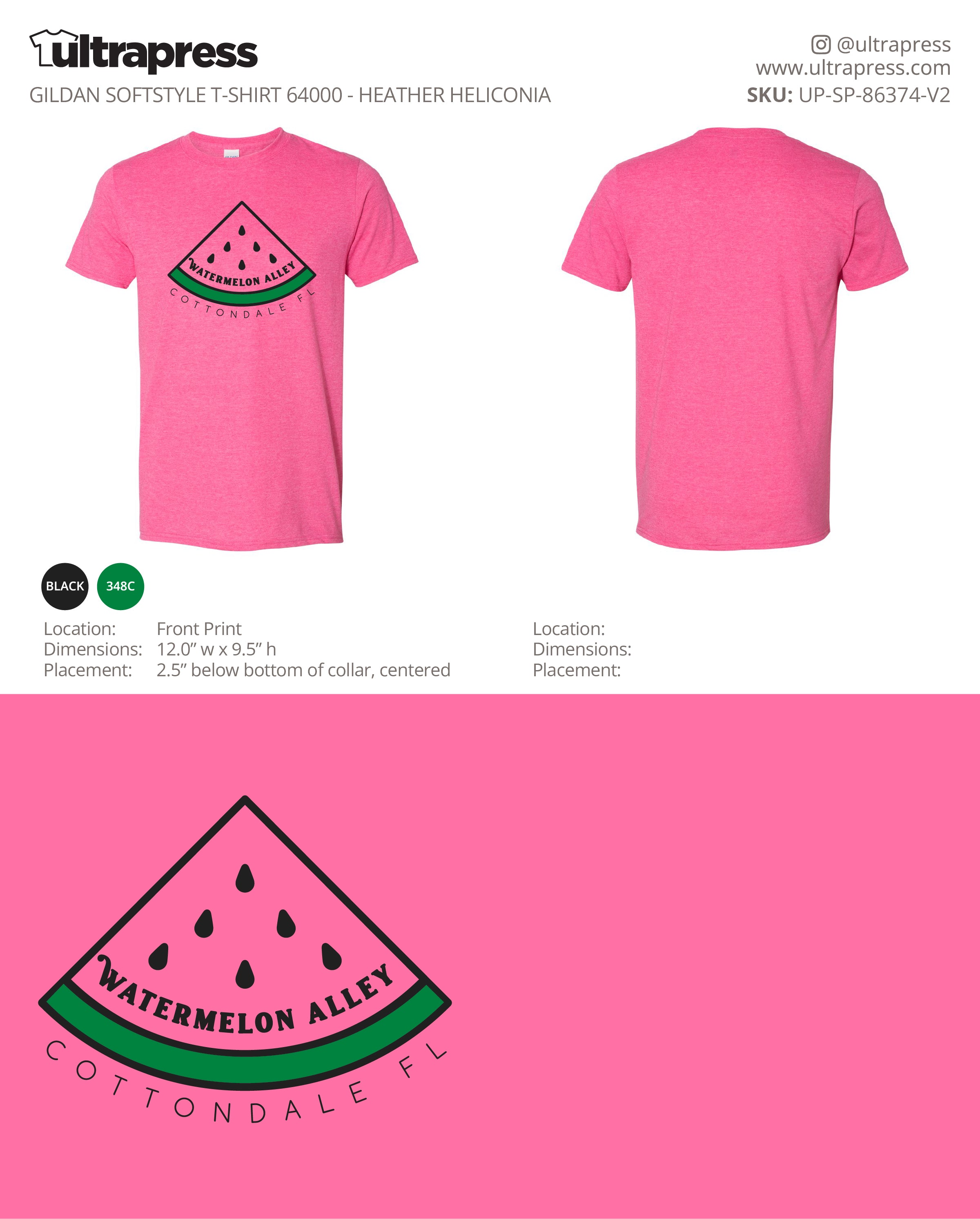 UP-SP-86374 Watermelon Alley - Jillian Diesner 100 Min Qty (Bulk)